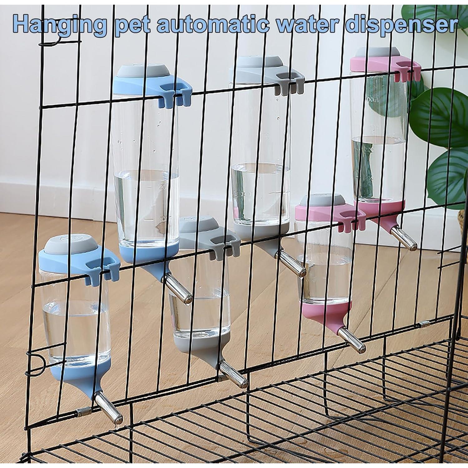 Botella de Agua para Perros DEEUCHIS 350ML Azul Sin Goteo