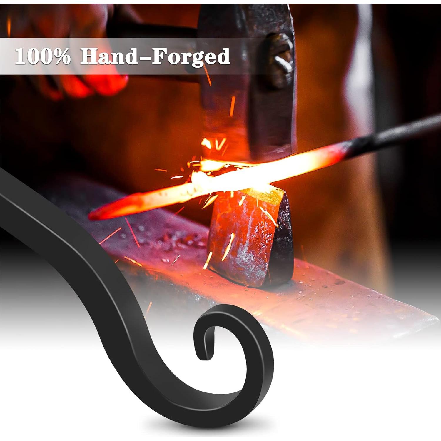 Gtongoko Soportes para Plantas Colgantes 15.24 cm Metal Negro