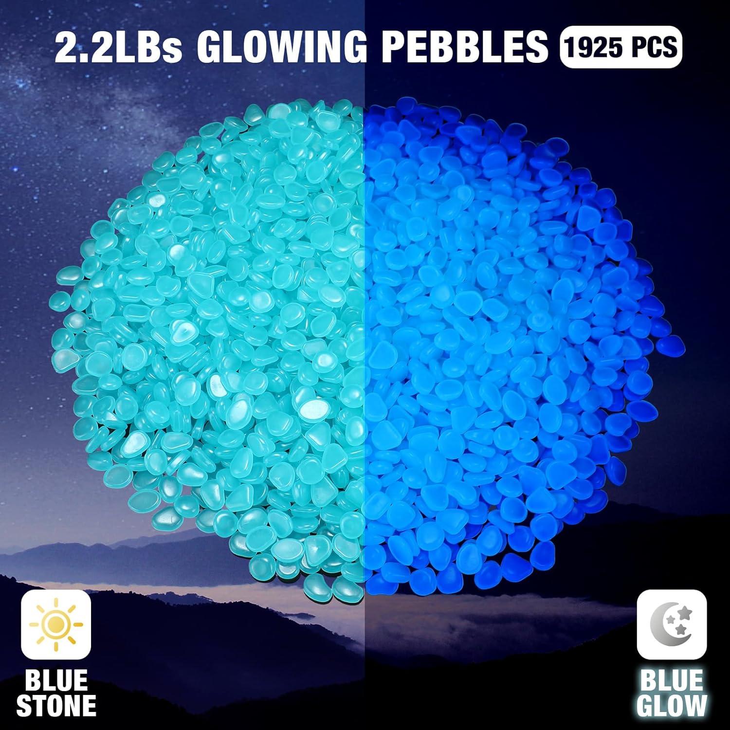 Rocas Brillantes en la Oscuridad Sasylvia 1925 Piezas Azul