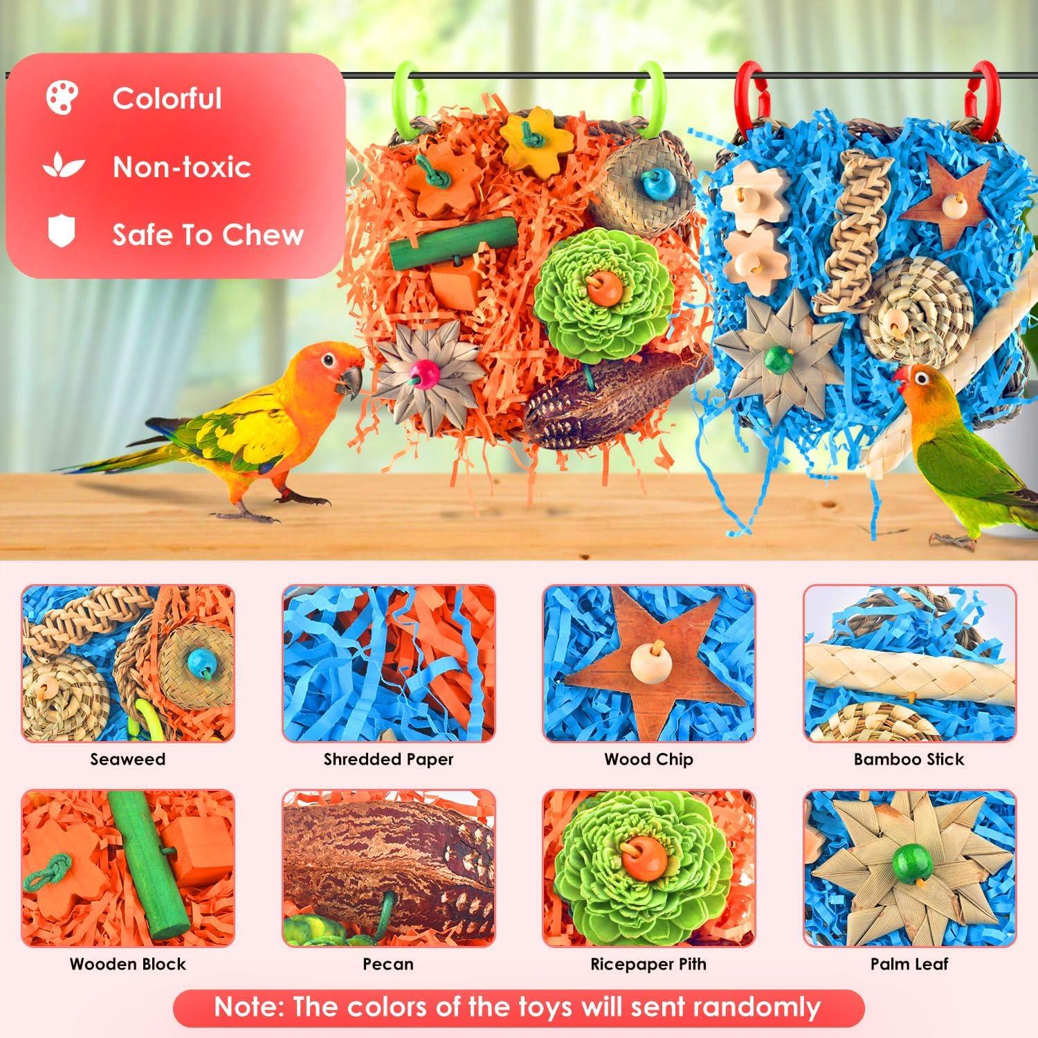 KATUMO Juguete para Aves 16.8x16.8cm Alfombra de Escalada