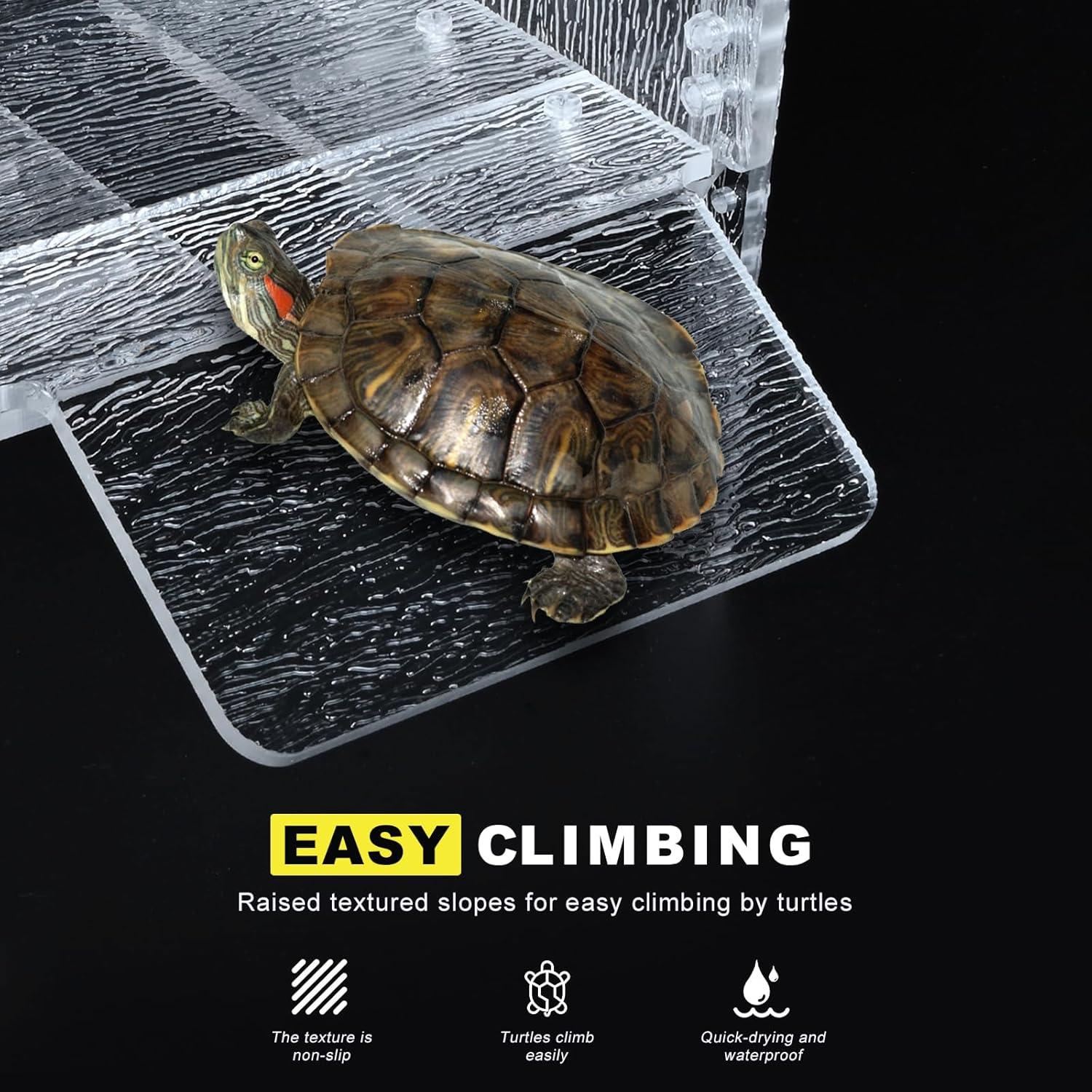 Plataforma de Sol Ajustable para Tortugas SIKGFPN 25-33 cm