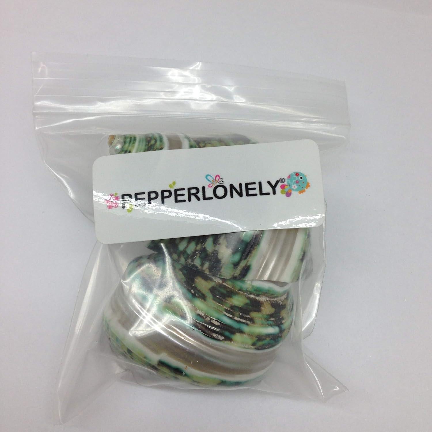 Conchas Naturales Grandes PEPPERLONELY para Cangrejo 5-7.6 cm