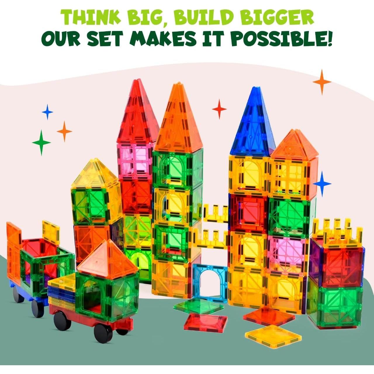 Azulejos Magnéticos 100 Piezas LittleVo - Juguete Educativo STEM