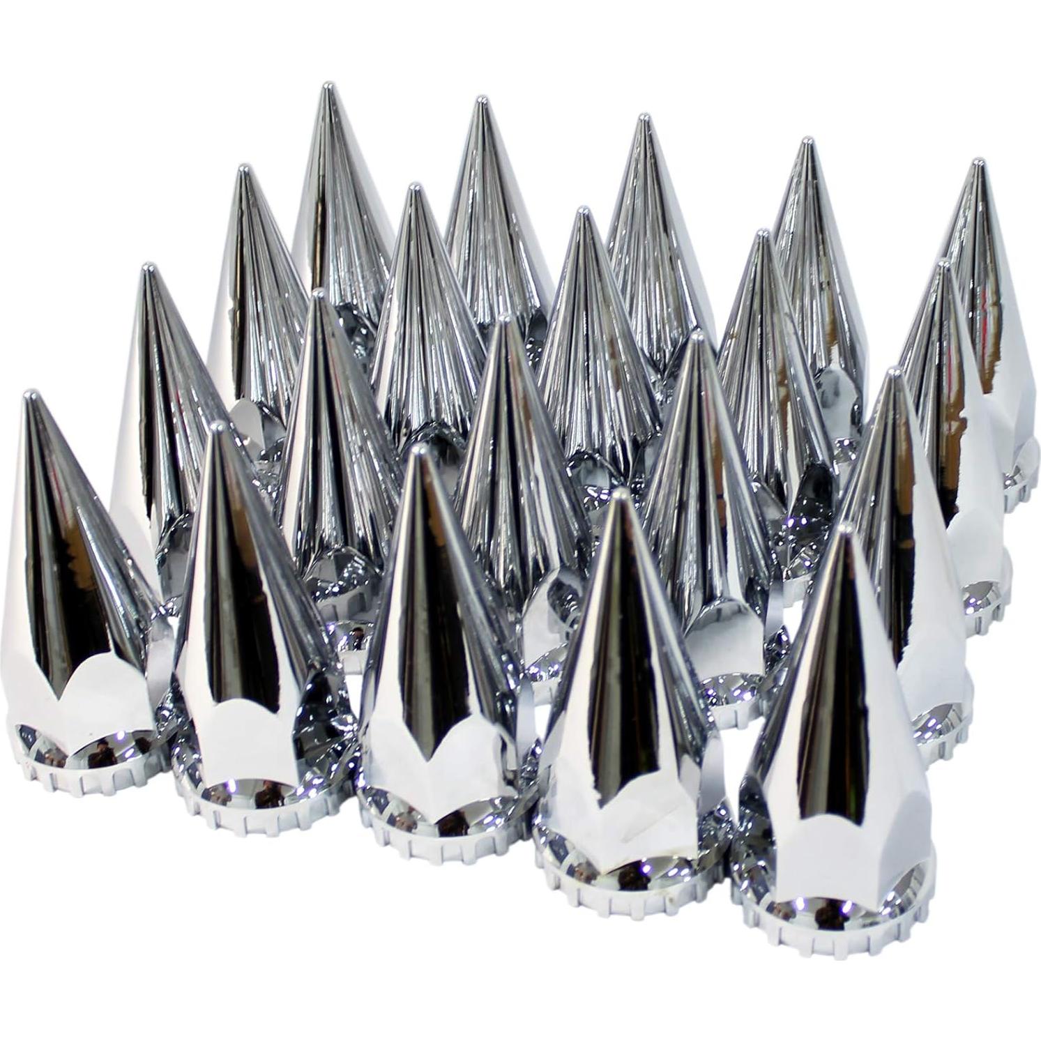 Conjunto Cubiertas de Eje MRJLK ABS Cromado 20" 22.5" 24.5"