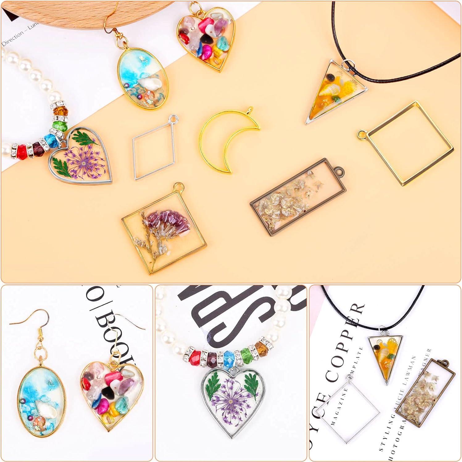 Abrazaderas Abiertas para Resina Shynek - 80 Pcs en 10 Formas