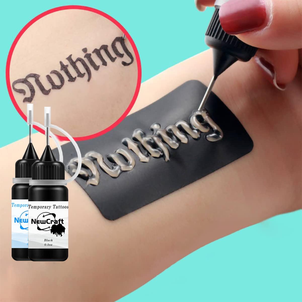 Kits de Tatuaje Temporal NewCraft - 8 Colores y 102 Plantillas