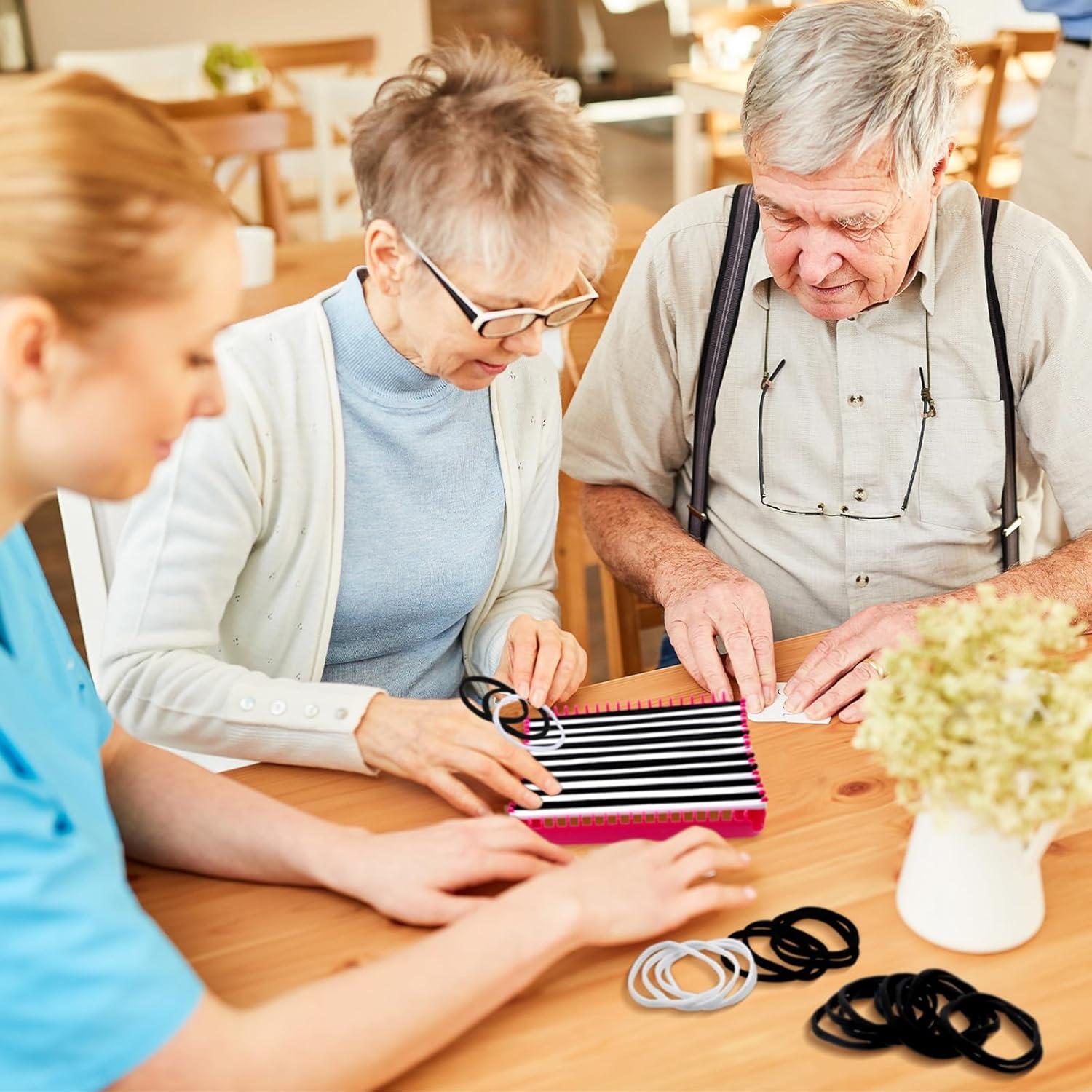 Lazos para Posavasos WILLBOND 96 Piezas Acrílico Blanco Negro