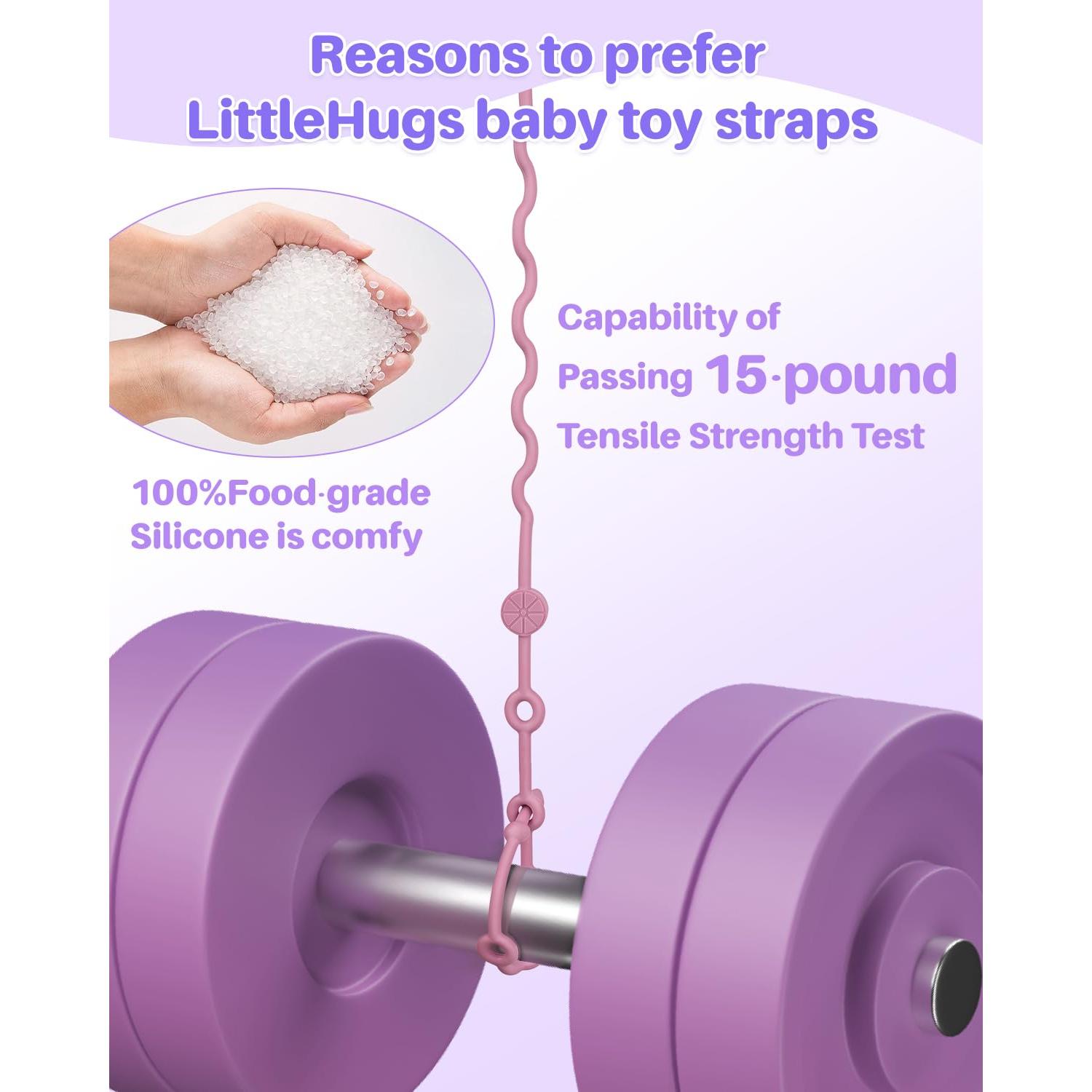 Correa Ajustable para Juguetes LittleHugs - Silicona Grado Alimenticio