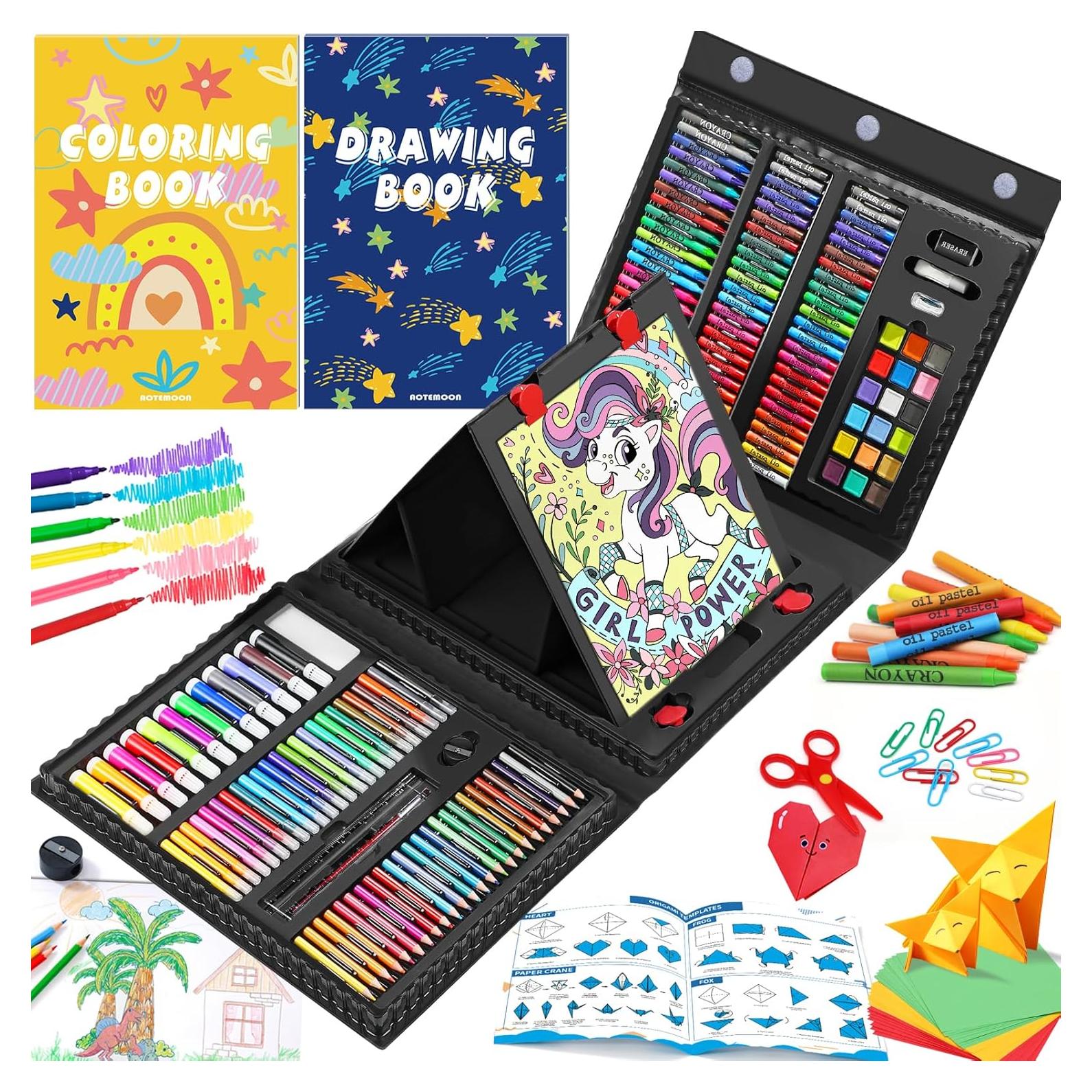 Kit de Arte Todo en Uno AOTEMOON para Niños - 243 Piezas