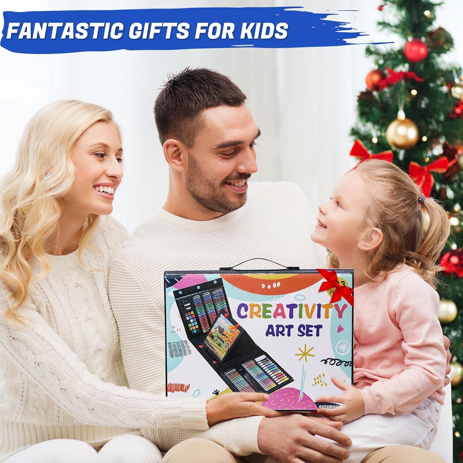 Kit de Arte Todo en Uno AOTEMOON para Niños - 243 Piezas