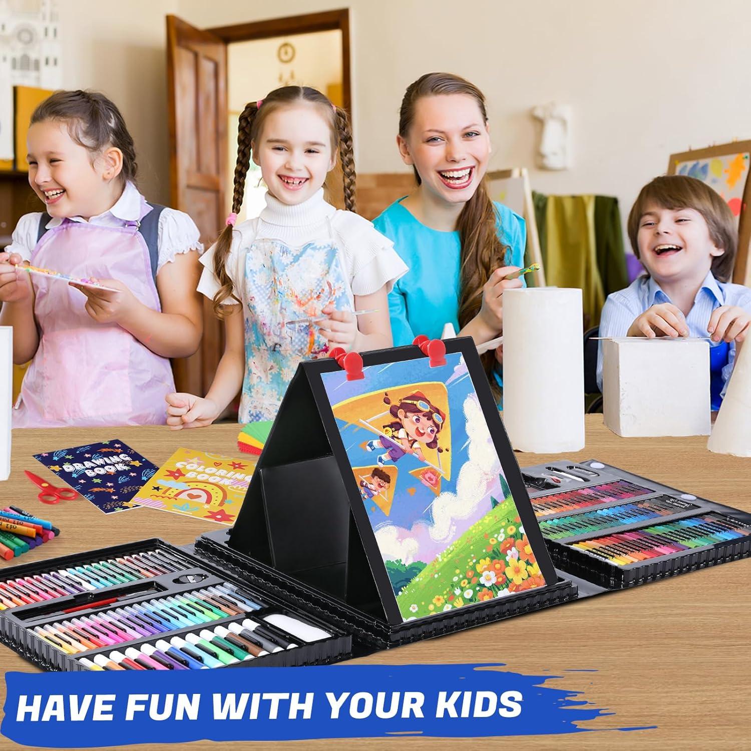 Kit de Arte Todo en Uno AOTEMOON para Niños - 243 Piezas