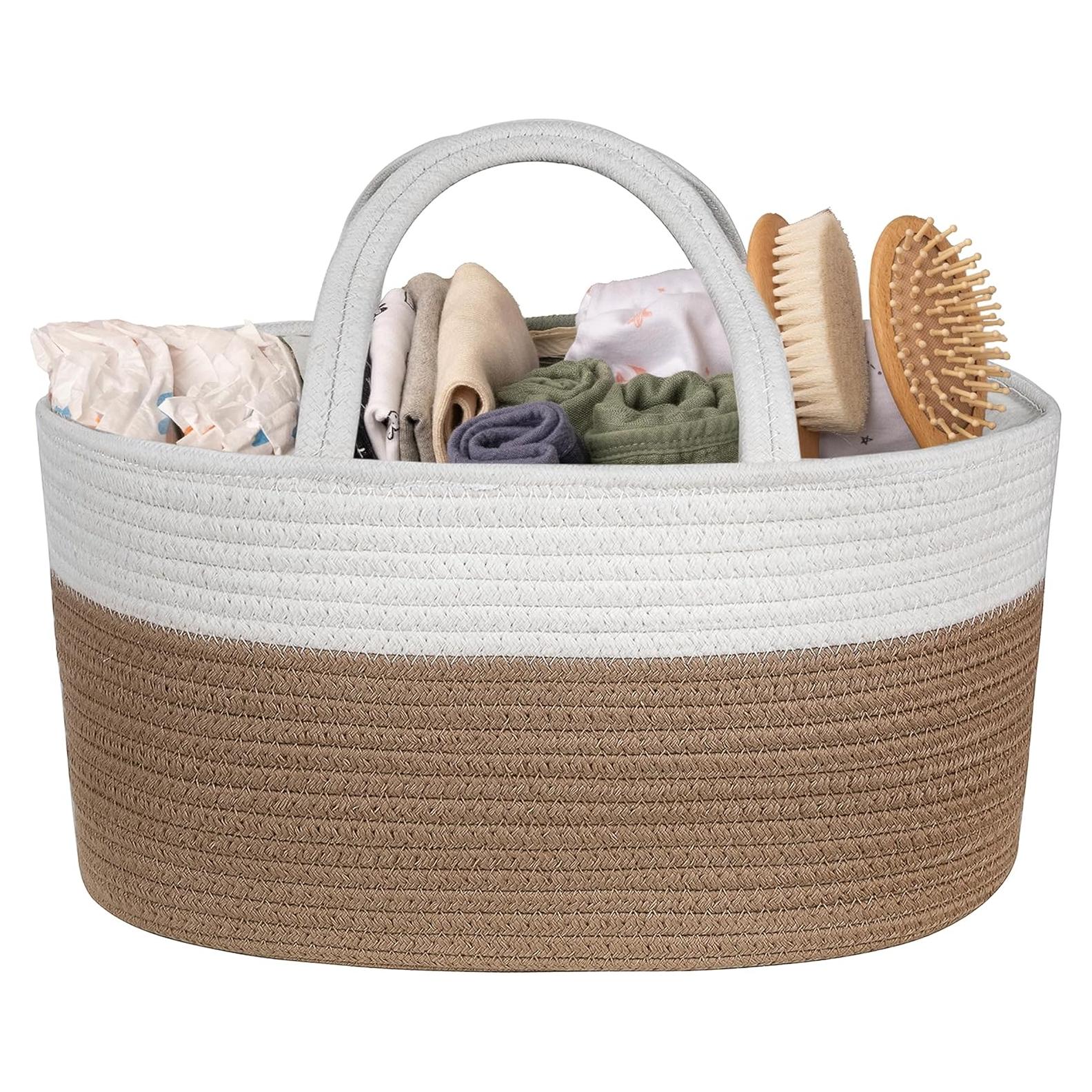Organizador de Pañales Natemia Beige 38x25x20cm Portátil