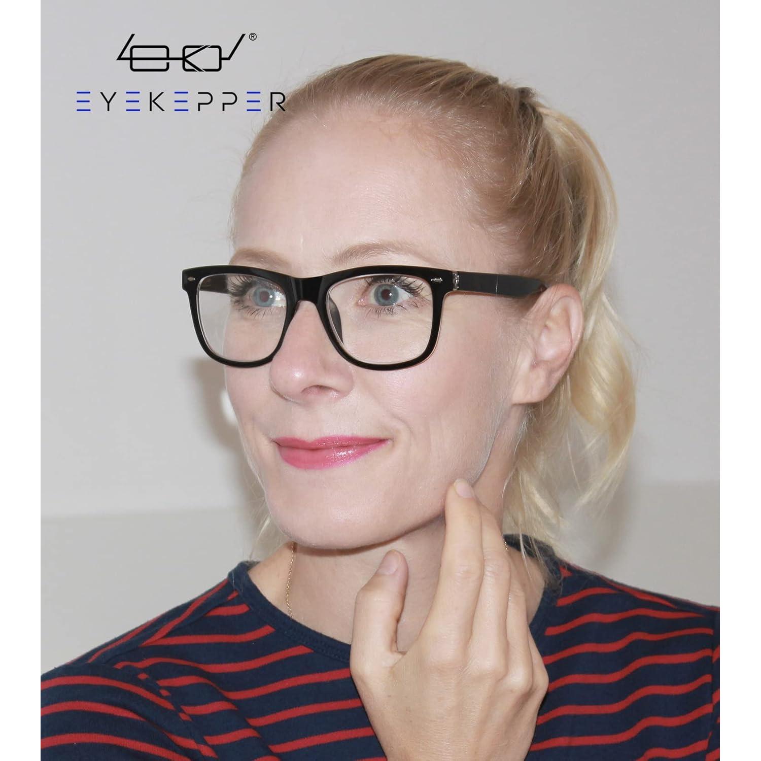 Gafas de lectura Eyekepper negras 0.5x con bisagras de resorte