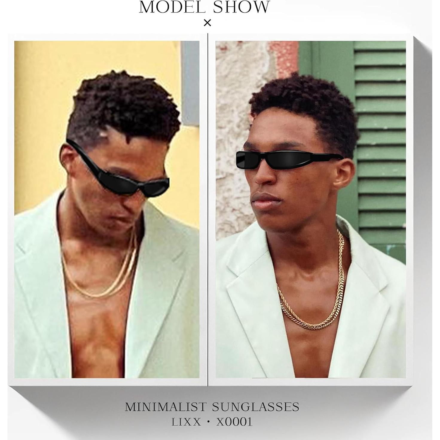 Gafas de sol LIXX UV400 minimalistas unisex ligeras y cómodas