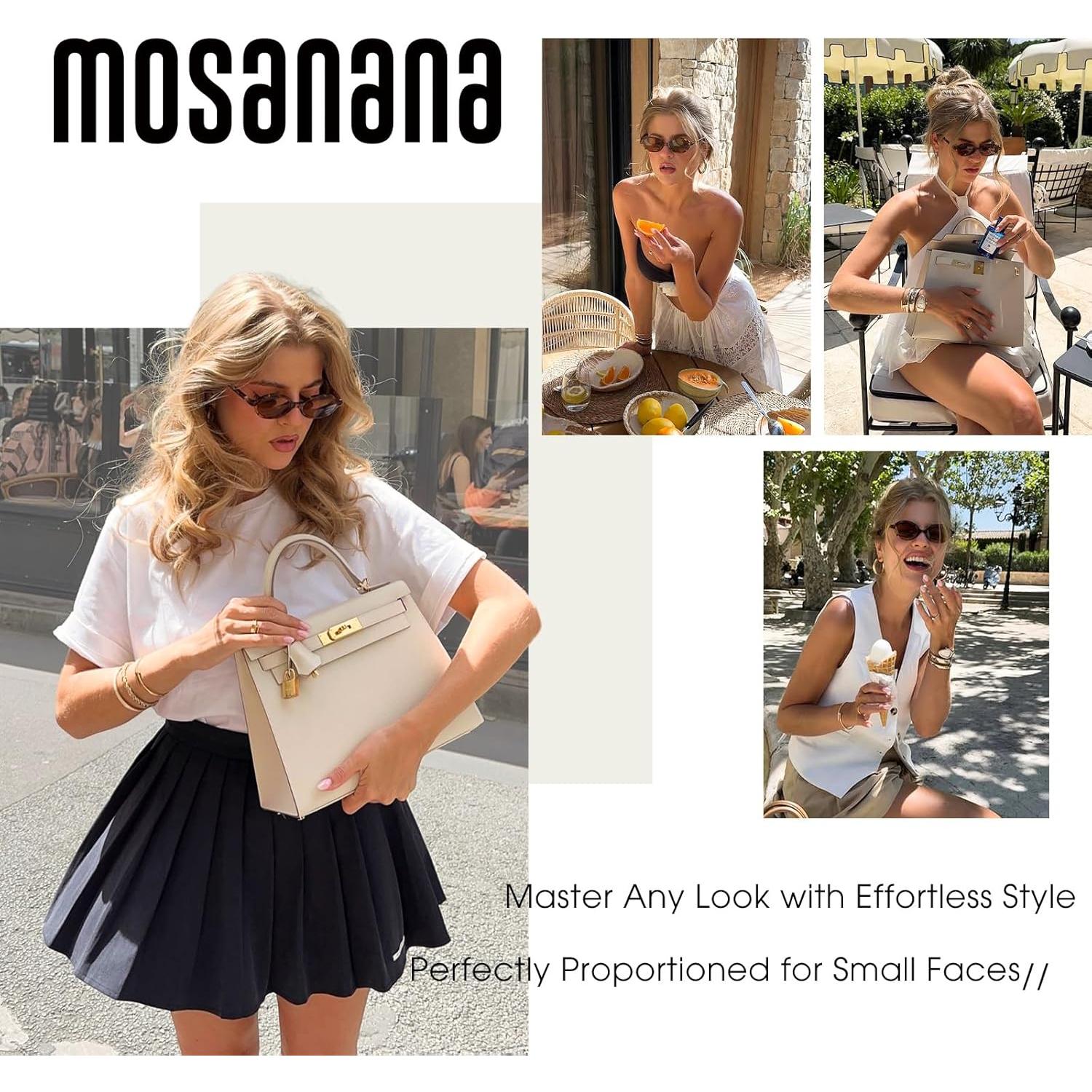 Gafas de Sol Ovaladas Mosanana MS52477 UV400 para Mujeres