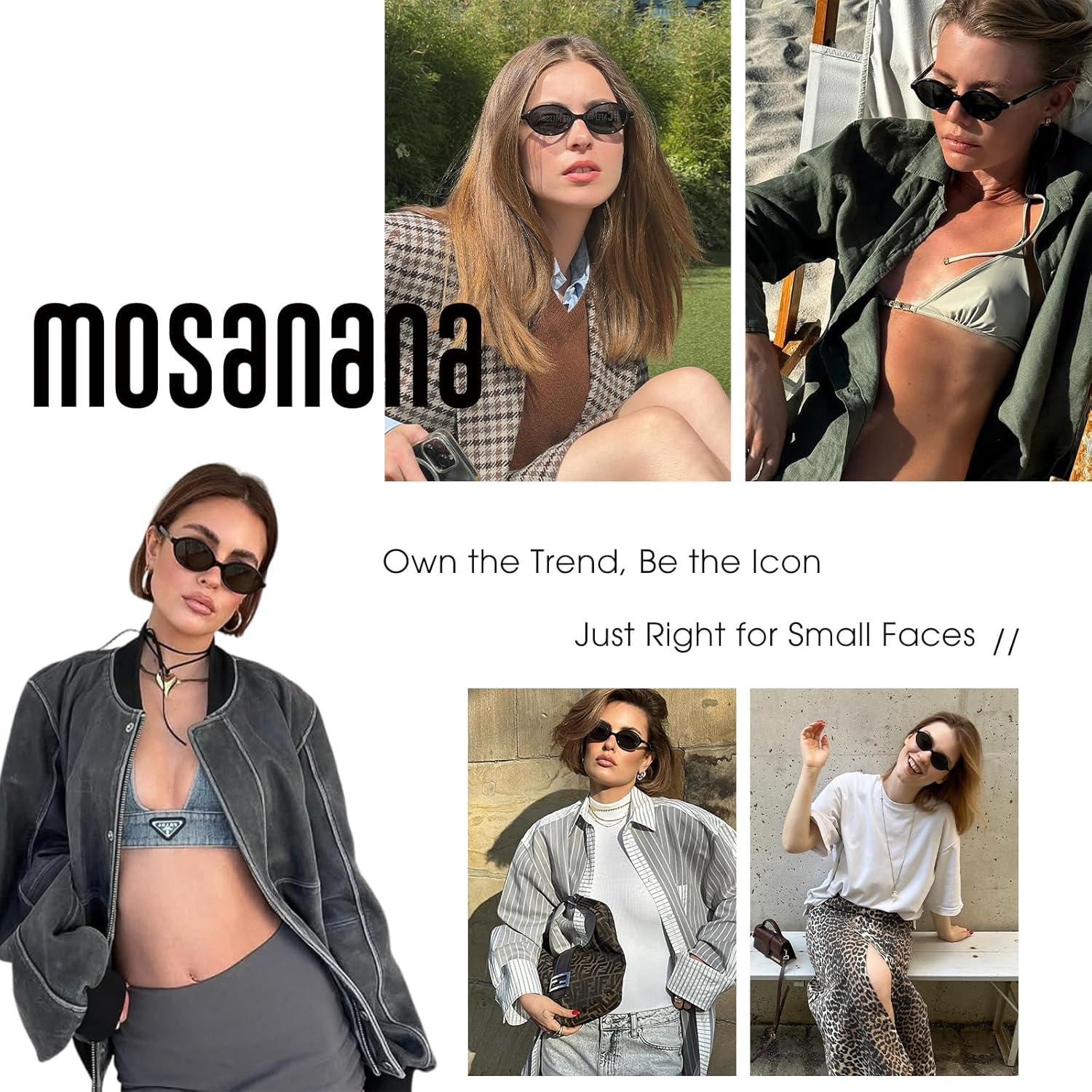 Gafas de Sol Ovaladas Mosanana MS52477 UV400 para Mujeres