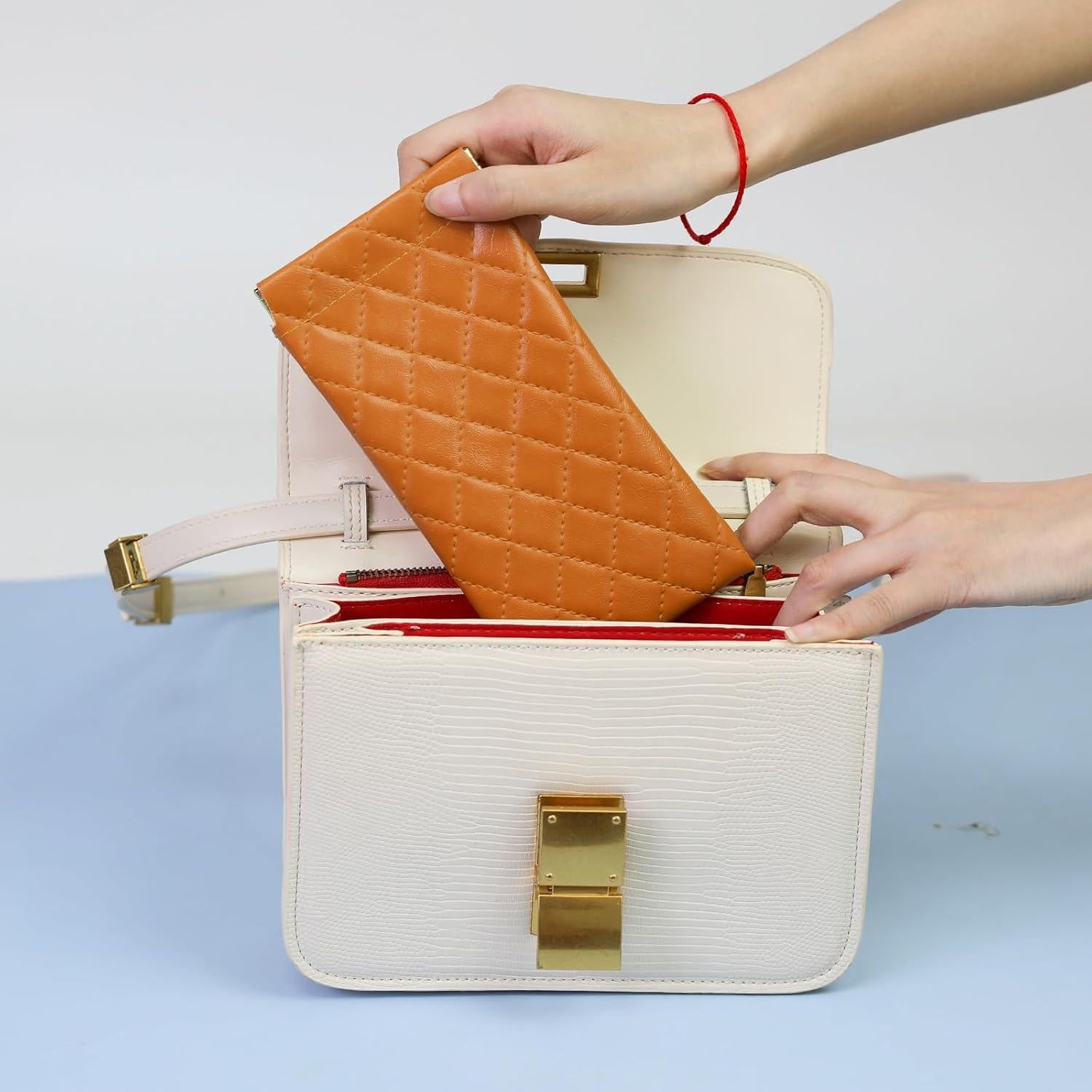 Estuche Doble para Gafas Flyingmage - Cuero PU Suave, Negro/Marrón