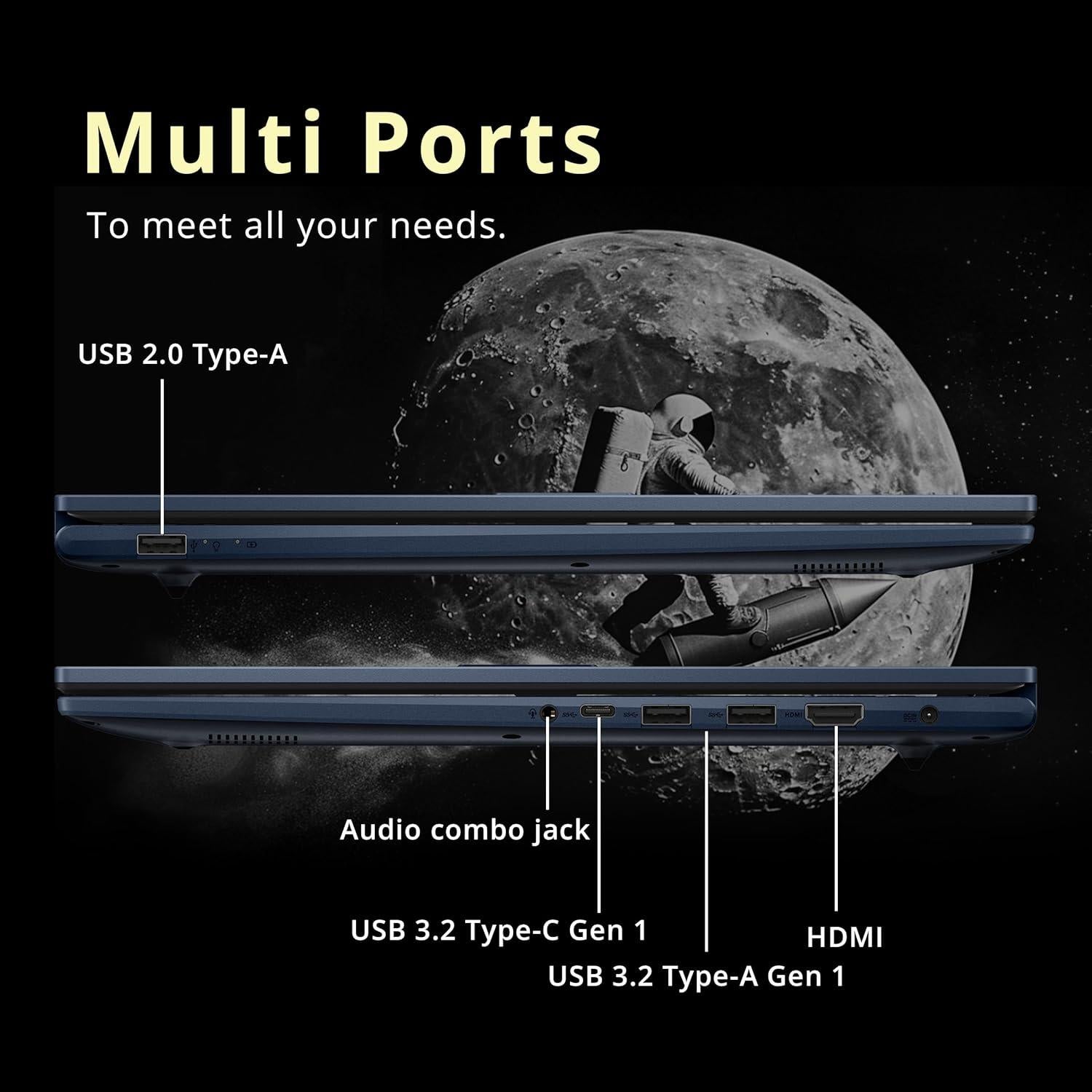 Laptop ASUS Vivobook 17.3" FHD, Intel i3-1215U, 16GB RAM, 1.16TB