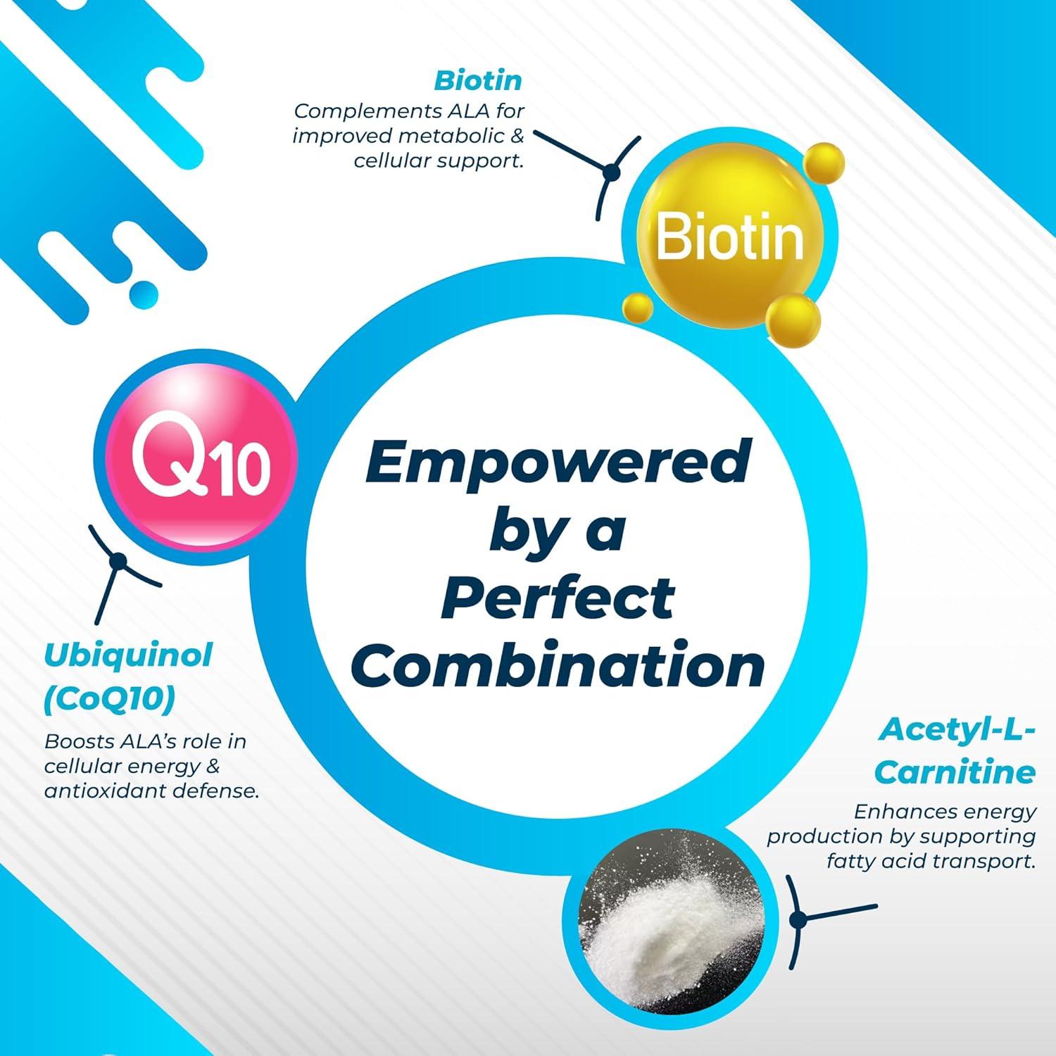 Suplemento de Ácido Lipoico NuraFuse 150 Cápsulas - Salud Celular y Cerebral