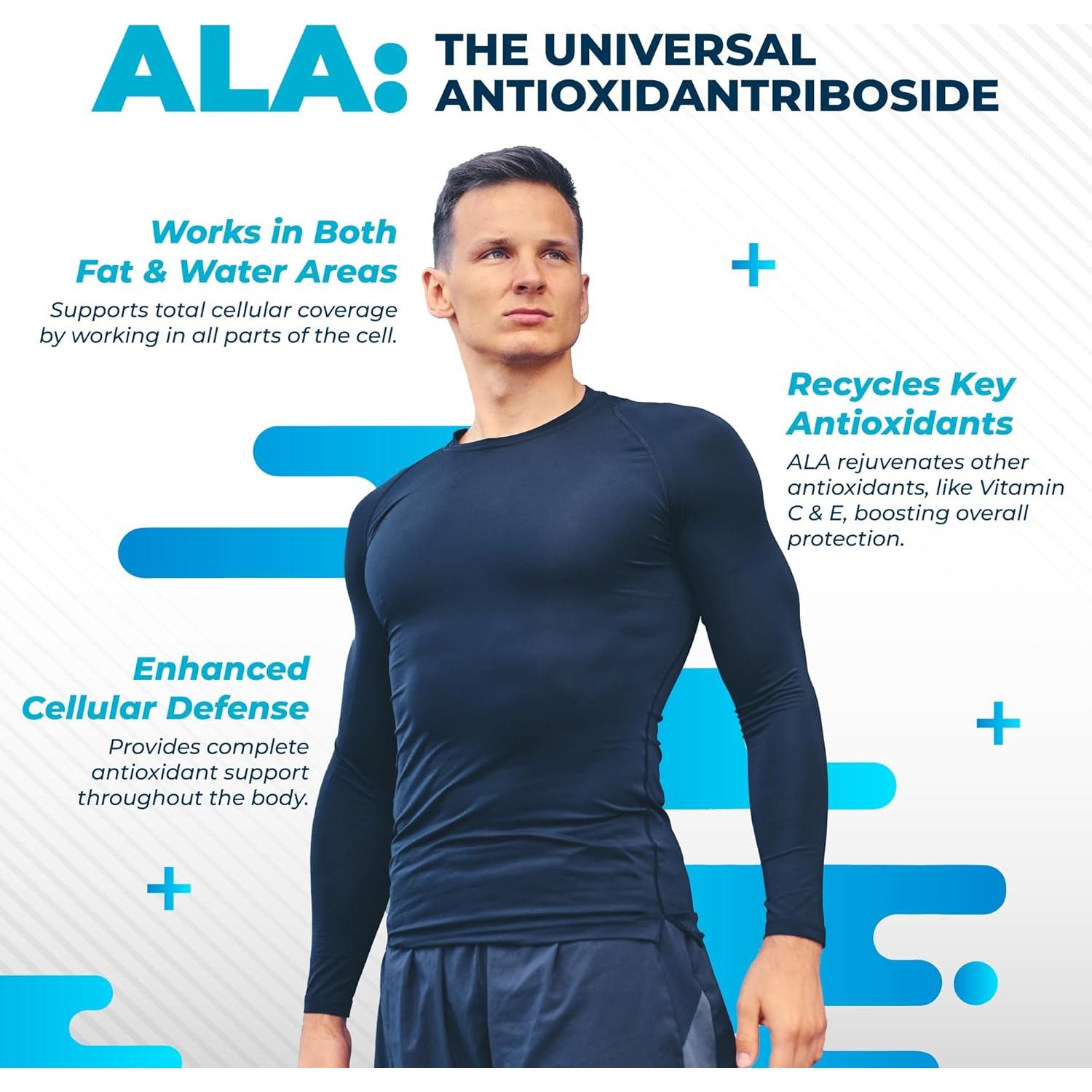 Suplemento de Ácido Lipoico NuraFuse 150 Cápsulas - Salud Celular y Cerebral