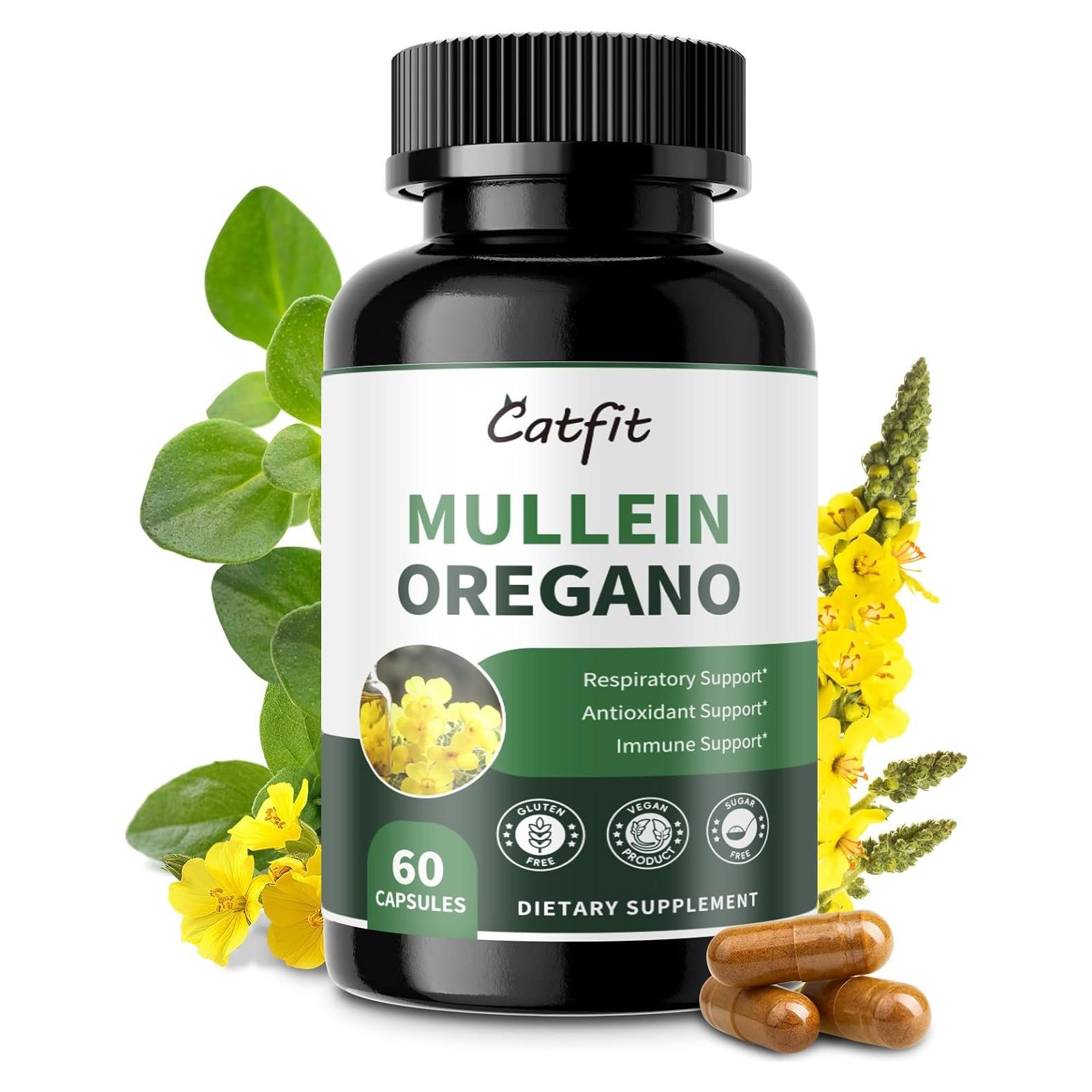 Cápsulas de Aceite de Orégano Catfit 60 Unidades - Soporte Respiratorio