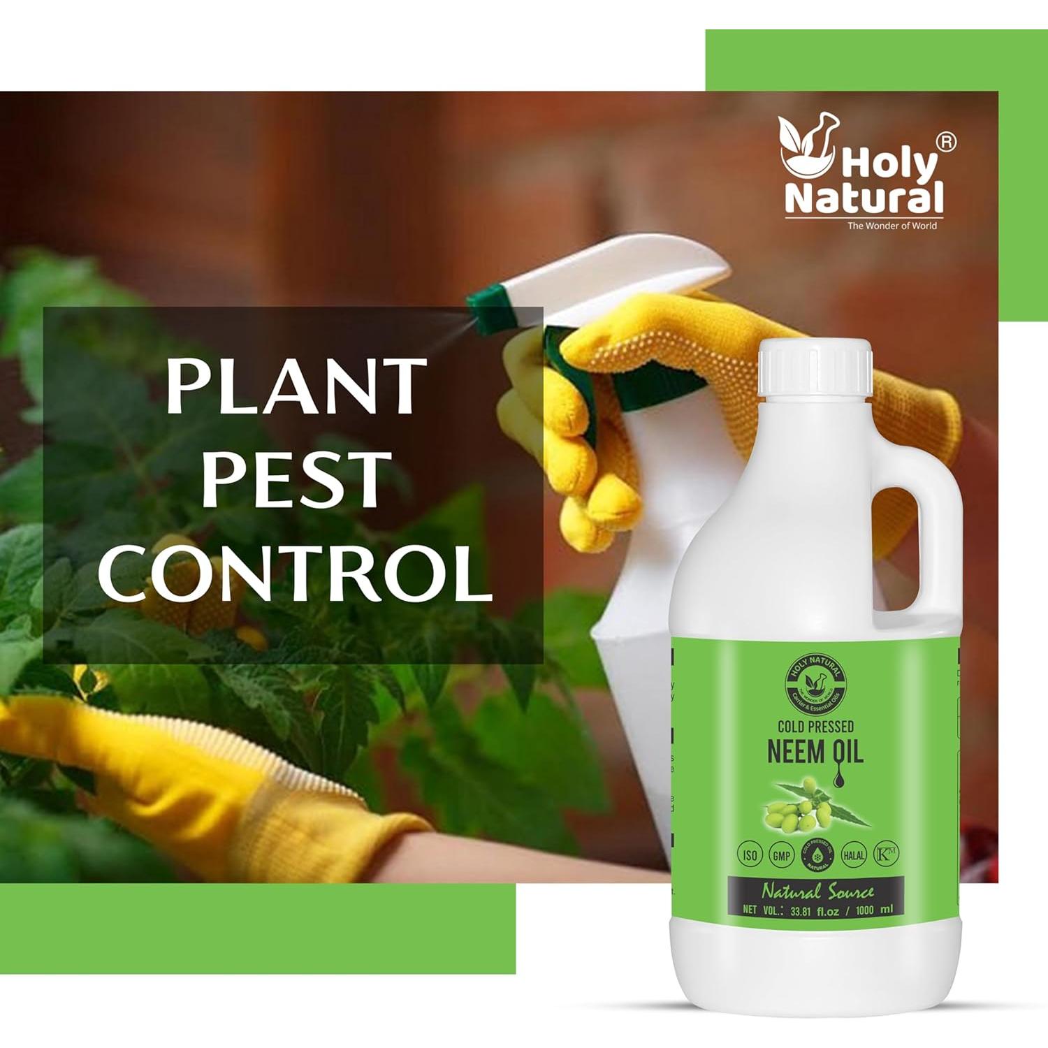 Aceite de Neem Puro 1L HOLY NATURAL - Hidratante y Anticaspa