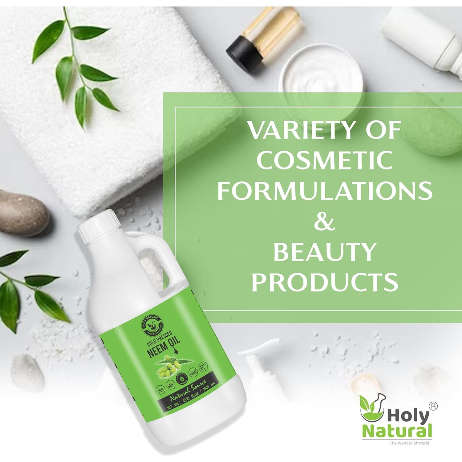 Aceite de Neem Puro 1L HOLY NATURAL - Hidratante y Anticaspa