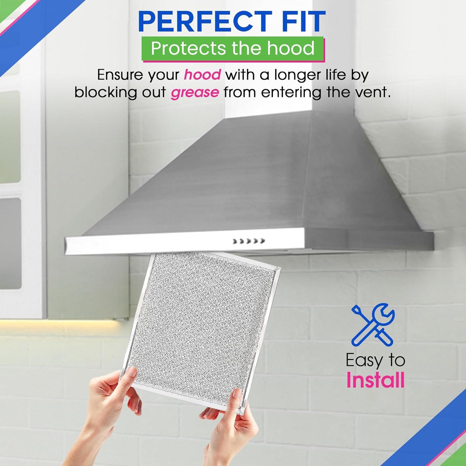 Filtro de Campana Extractora Bagean 20.32 x 24.13 cm Aluminio