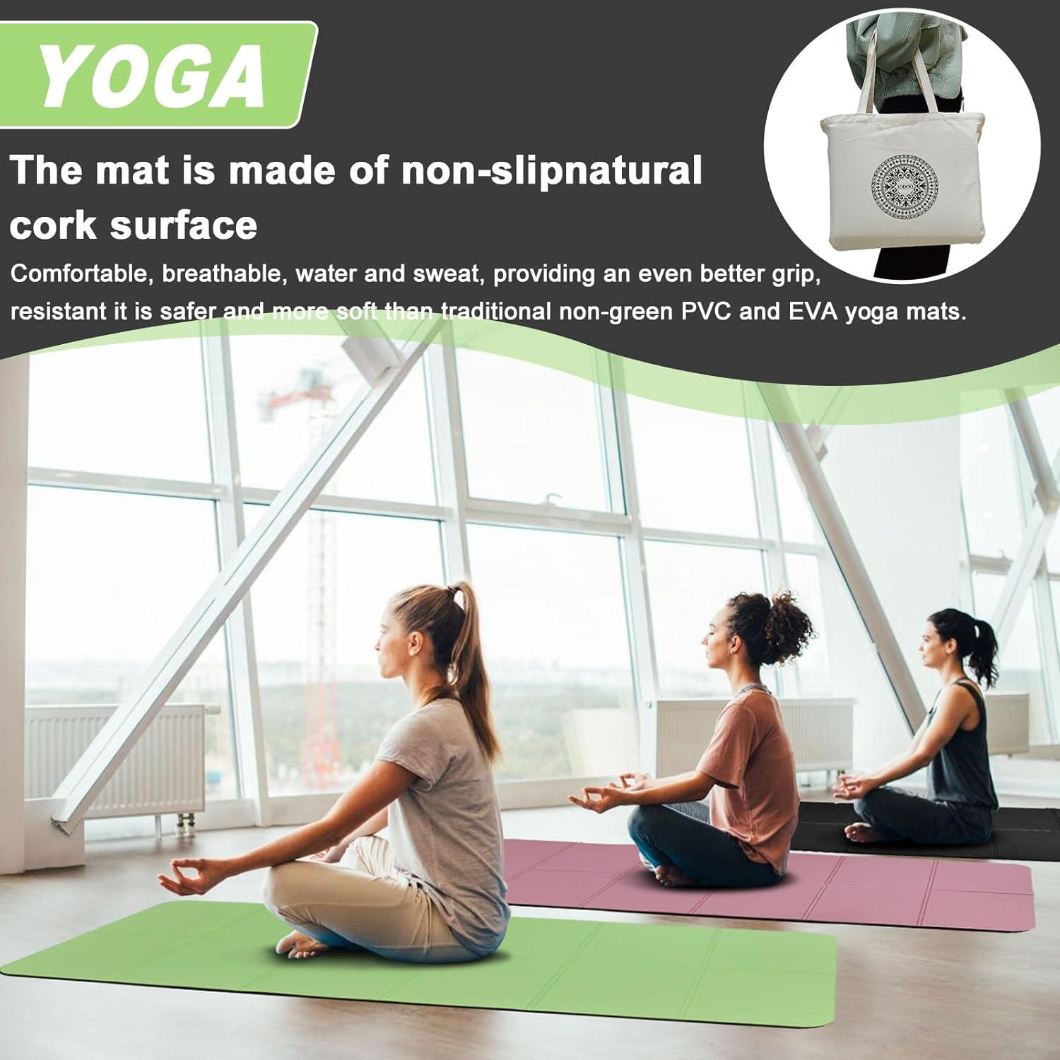 Esteras de Yoga Plegables CosyEasy 182.88x81.28cm Antideslizantes