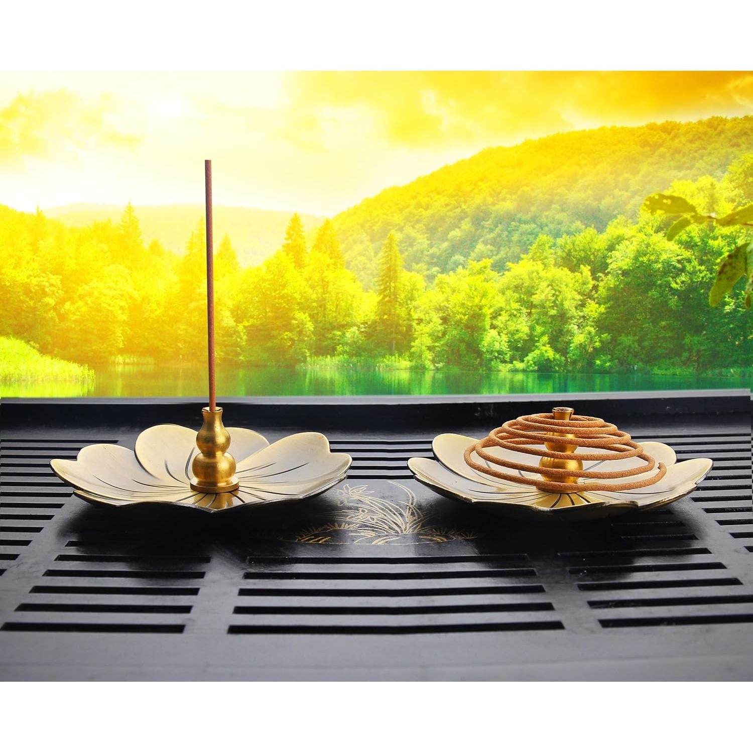 Quemador de Incienso de Cobre MIUPOO Tipo Calabaza 10cm