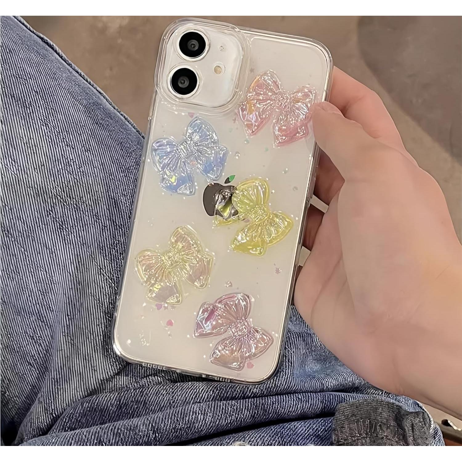 Funda de teléfono YTanzing con lazo 3D para iPhone 12