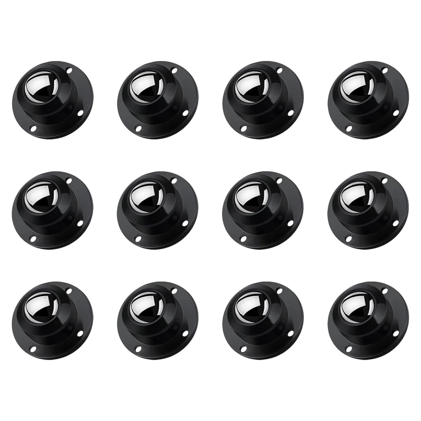 LePvo Ruedas Pequeñas 2.54 cm para Muebles, 12 Piezas