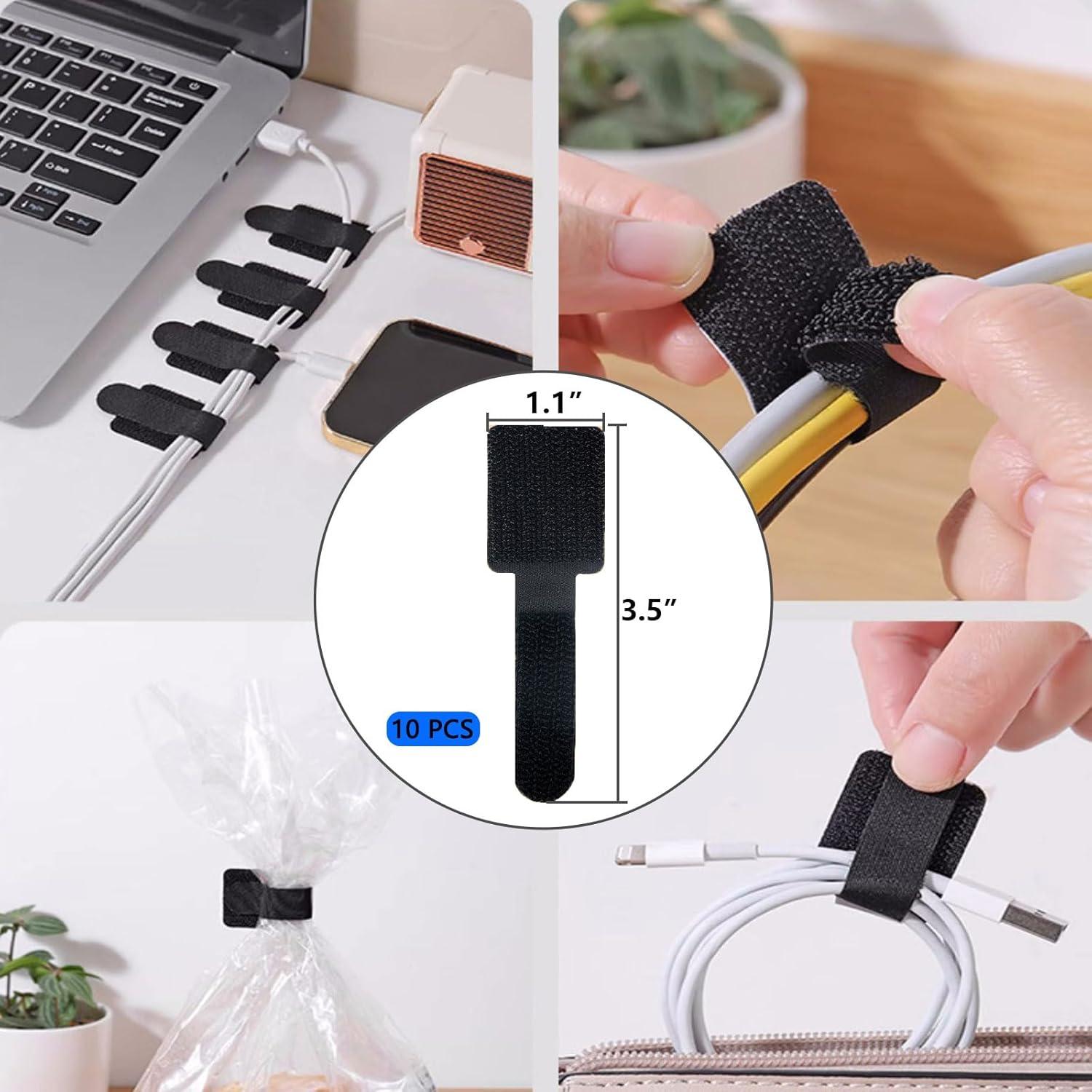 Kit de Gestión de Cables ELII 327 Piezas Negro