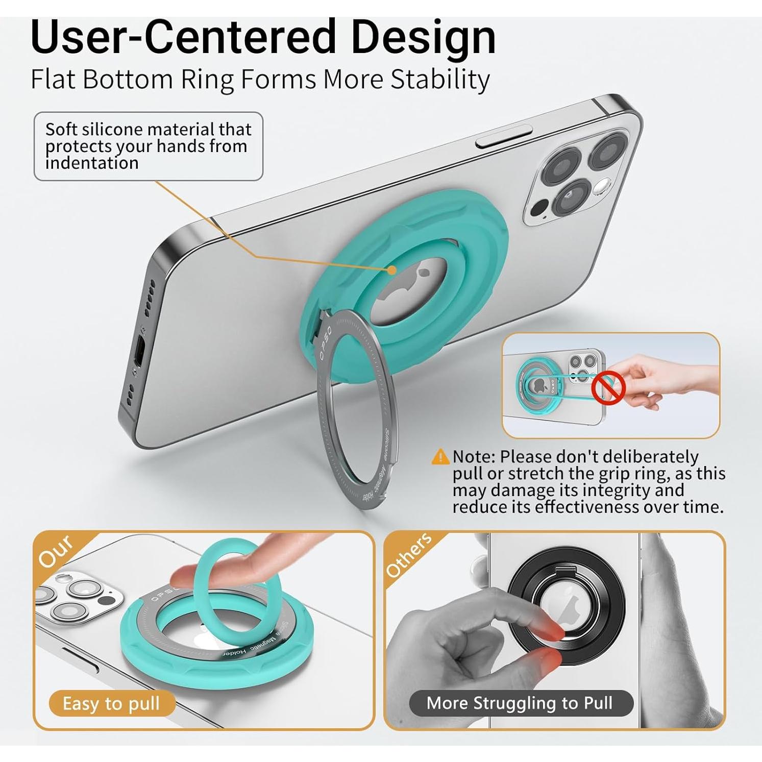 Soporte Magnético OPSO para Teléfono MagSafe 360° Ajustable