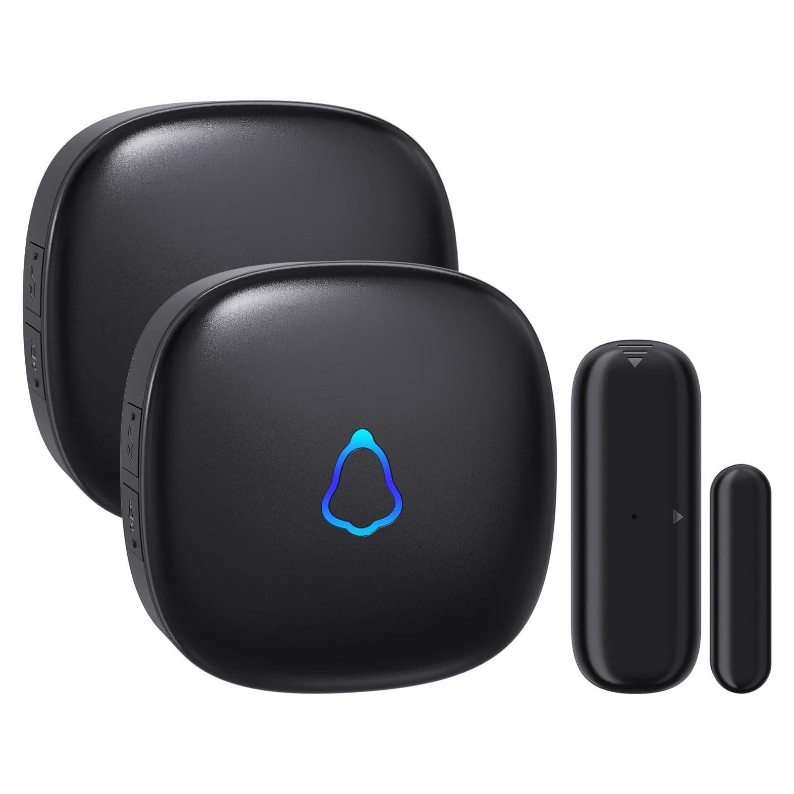 Timbre Inalámbrico METAK con Sensor de Contacto y 2 Receptores