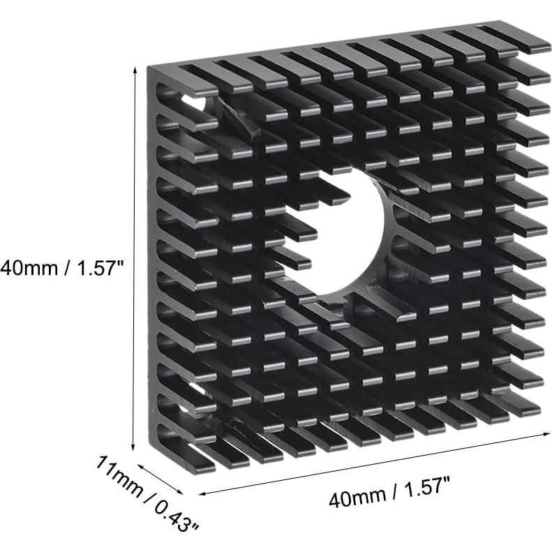 Disipador de Calor Uxcell 40x40x11mm para Motor Paso a Paso
