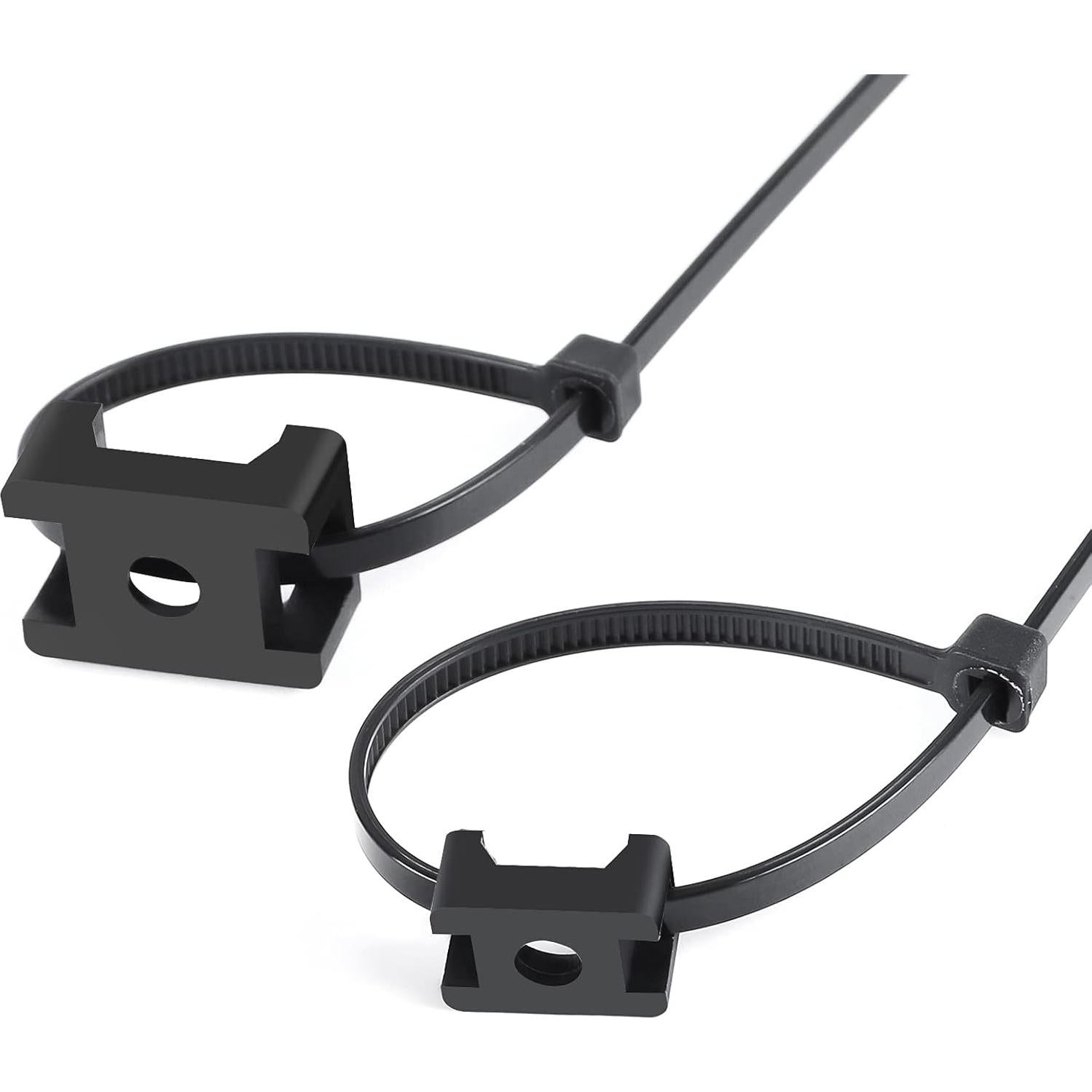 Soportes de Montaje XHF 300 Pcs con Bridas y Tornillos