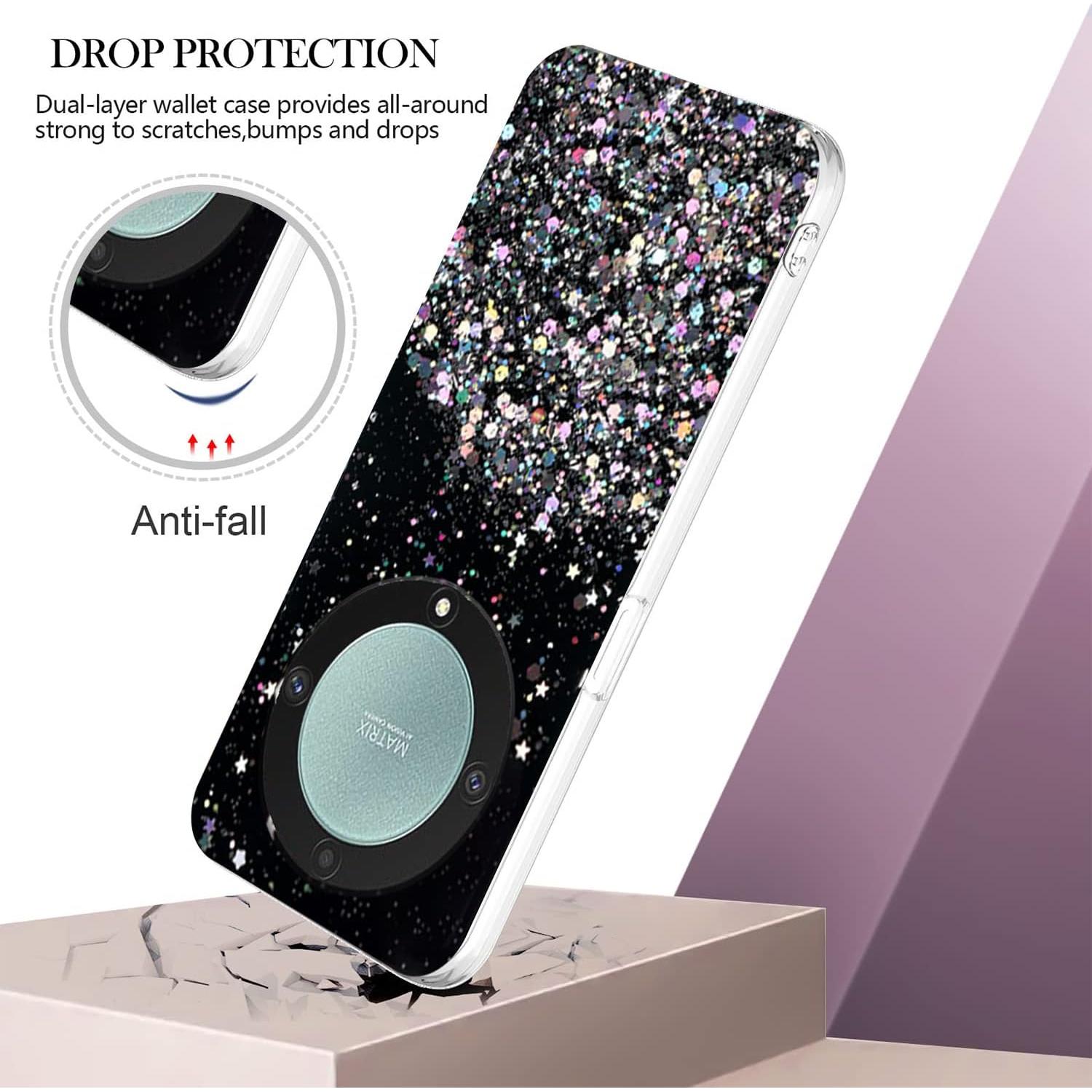 Funda de Silicona Brillante para Honor Magic 6 Lite - Rosa