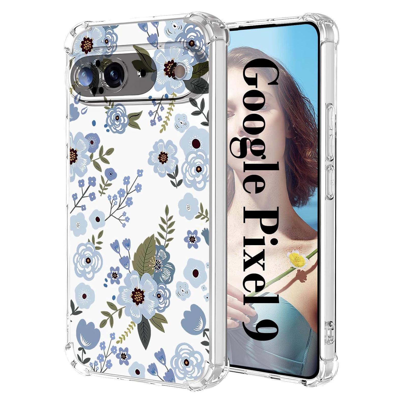 Funda TPU Floral para Google Pixel 9 - Protección Total