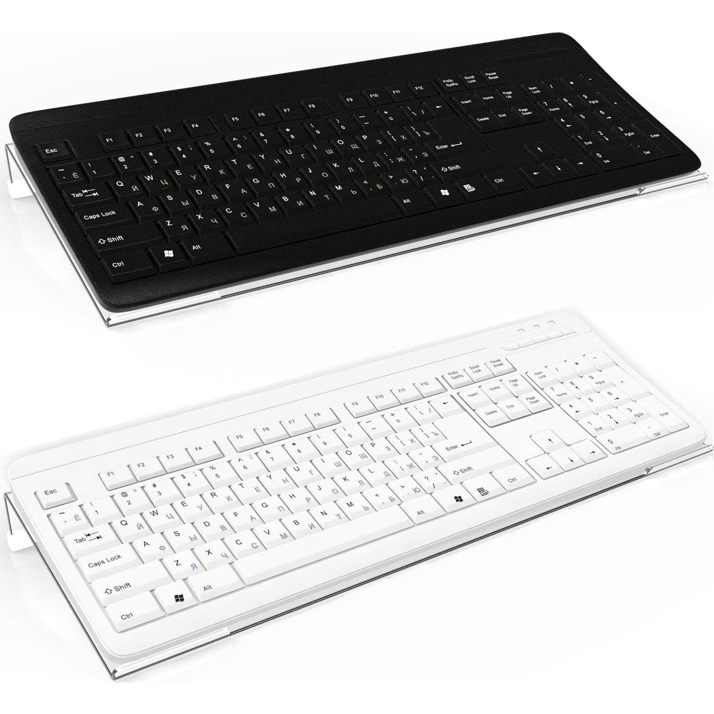 Soporte de Teclado Acrílico Transparente Richboom Inclinable 43.94cm