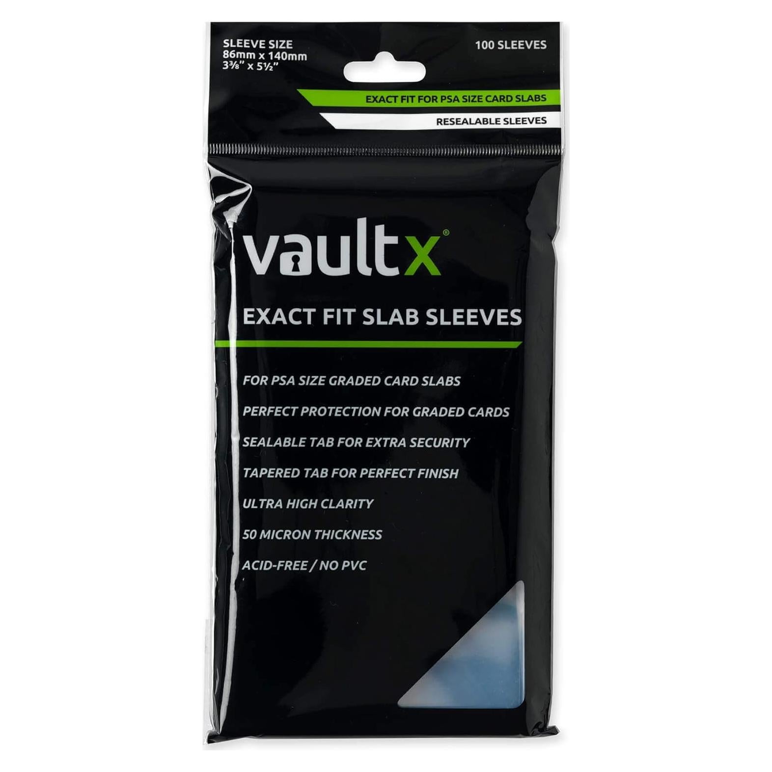 Fundas para Tarjetas Graduadas Vault X PSA - Paquete de 100