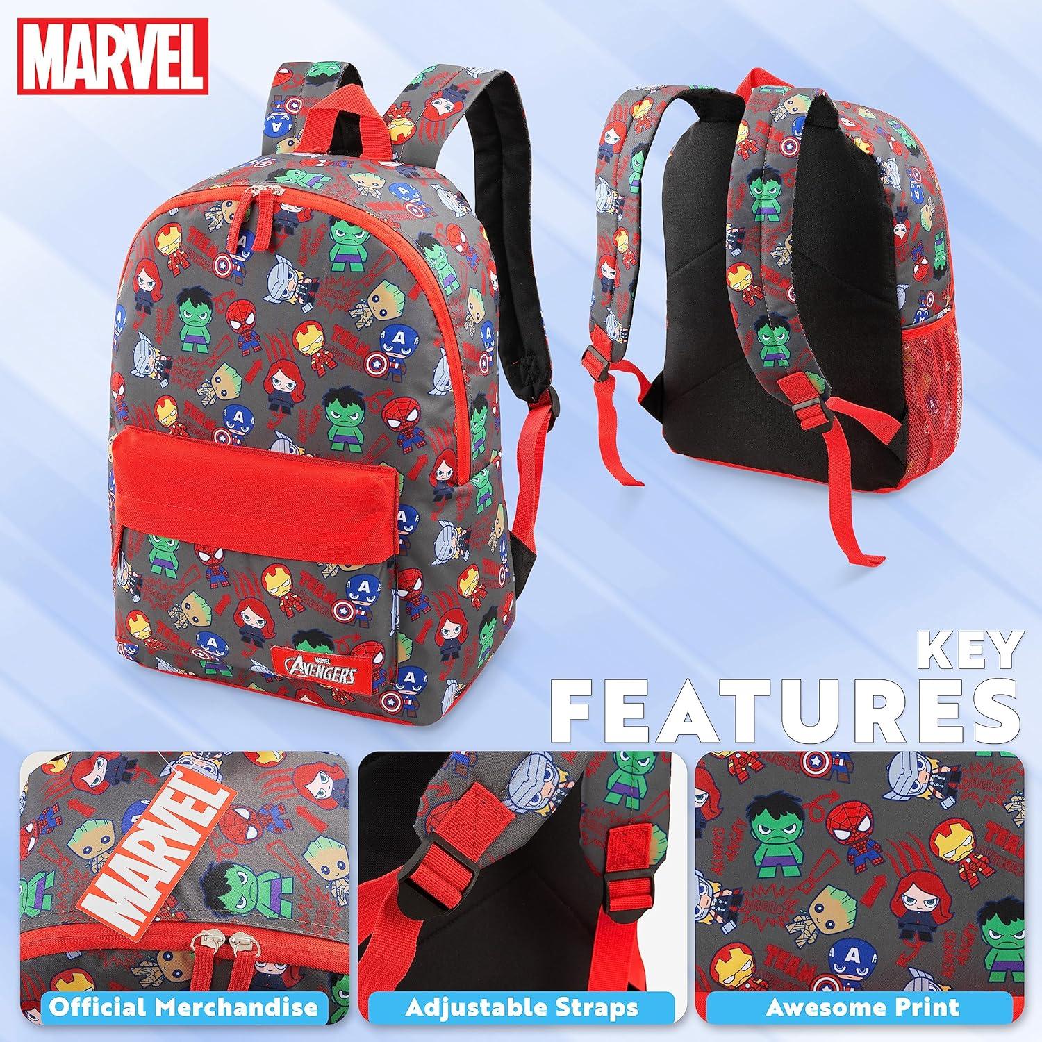 Mochila Marvel Avengers para Niños 40x30x16cm Aop