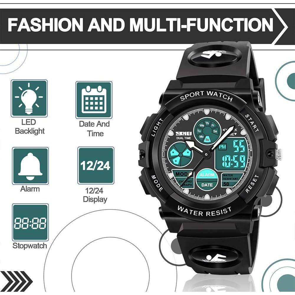 Reloj Digital Deportivo Impermeable Dodosky para Niños