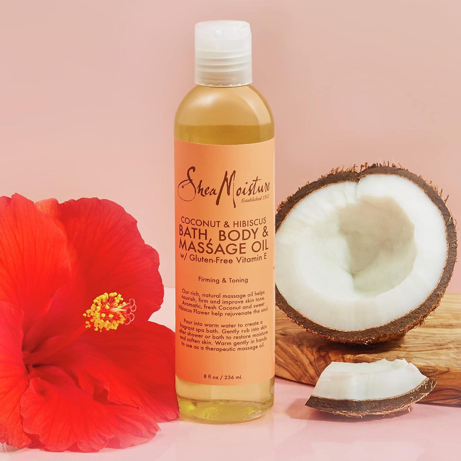 Aceite Corporal SheaMoisture Coco y Hibisco 226.8 g Hidratante