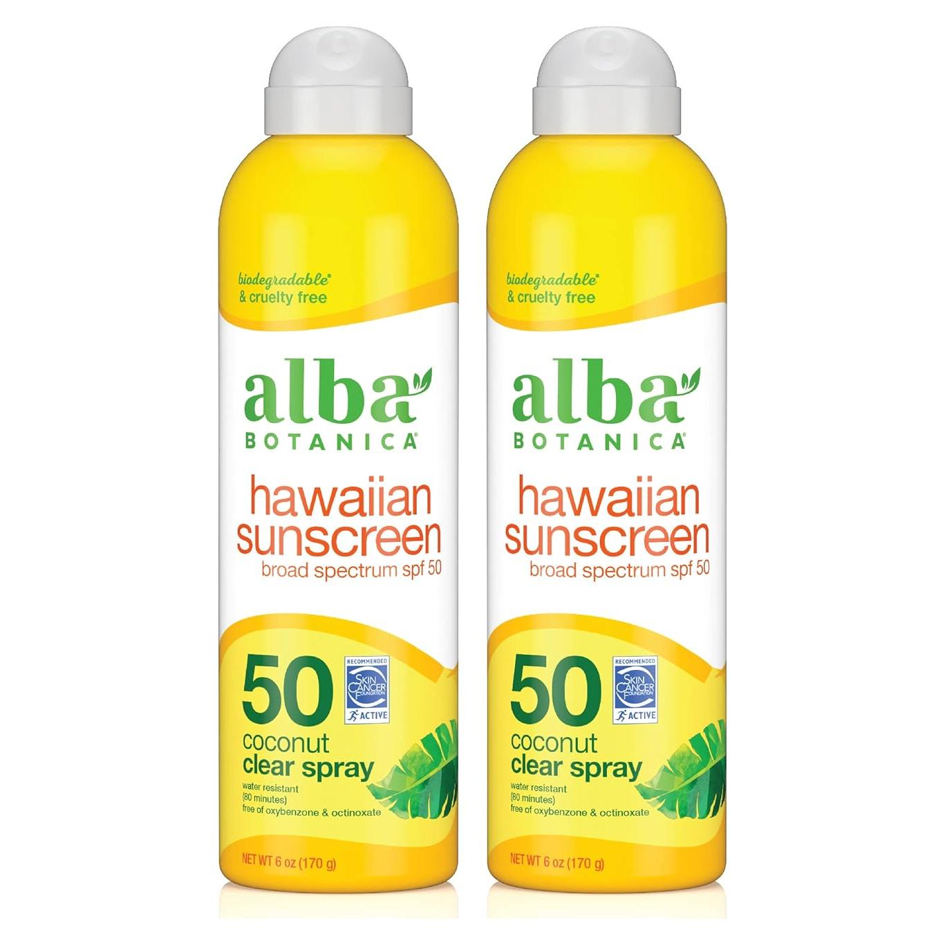 Spray Solar Alba Botanica Coco Hawaiano SPF 50 - 354 ml