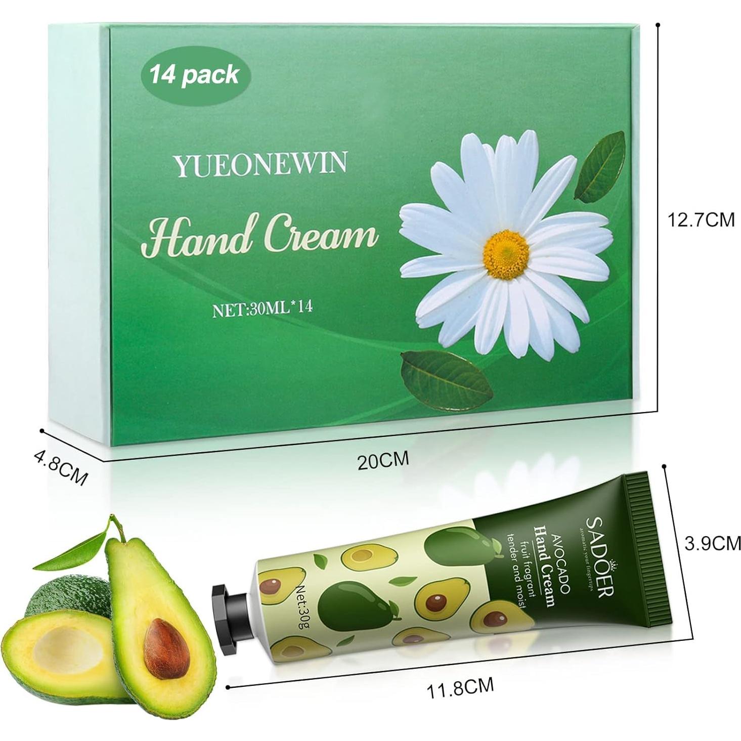 Set de Regalo Crema de Manos Hidratante 14 Piezas YUEONEWIN