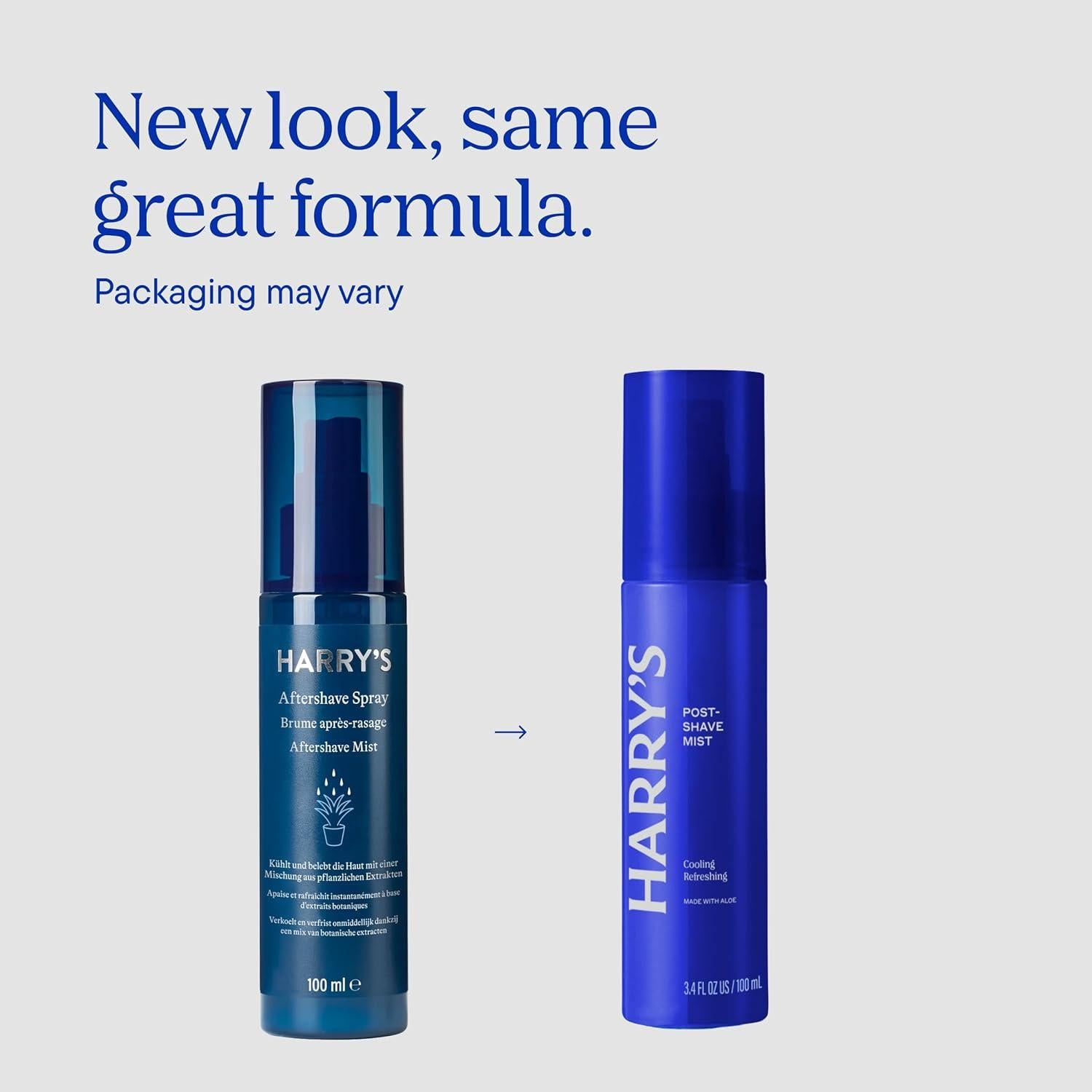 Mist Post Afeitado Harry's 100 ml - Sin Alcohol, Aloe y Eucalipto