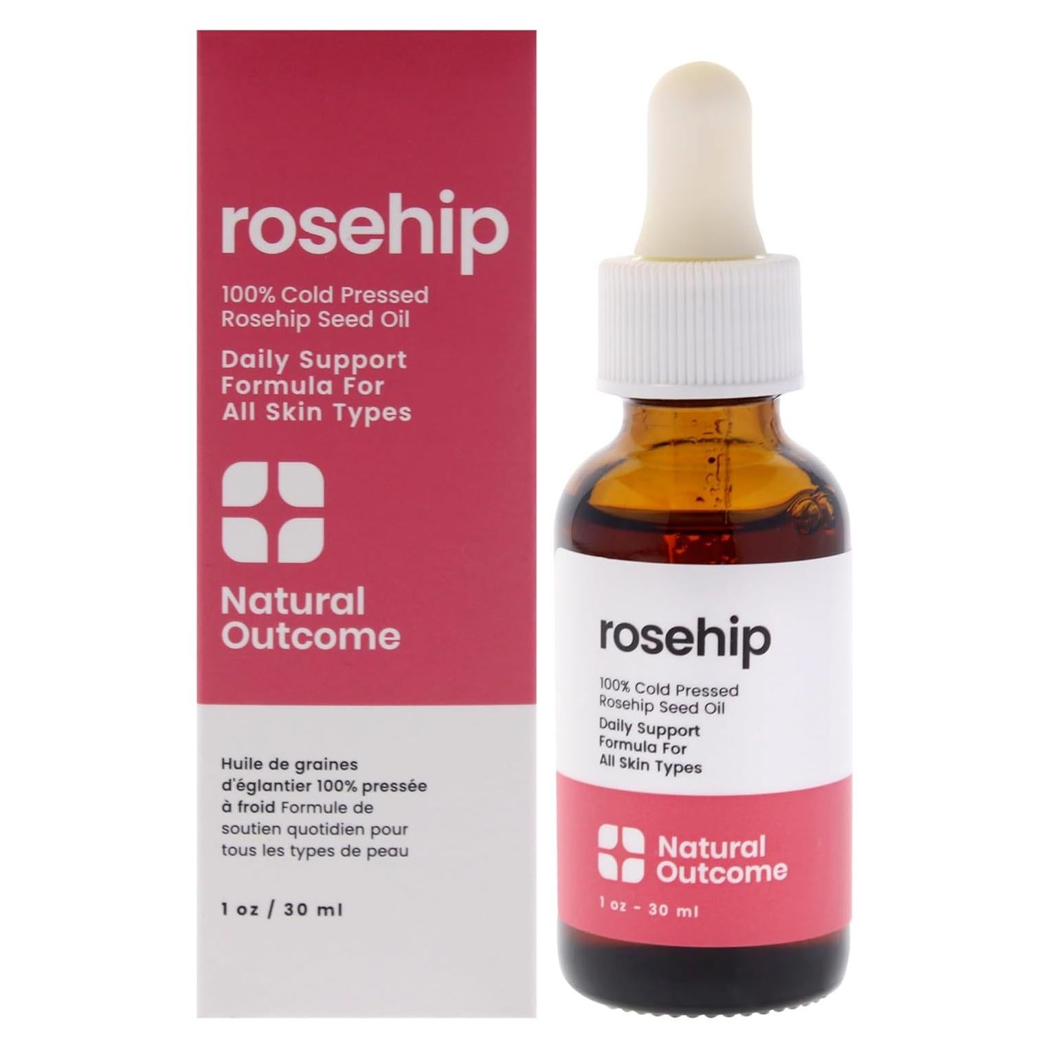 Aceite de Rosa Mosqueta 100% Puro Resultado Natural 29.57 ml