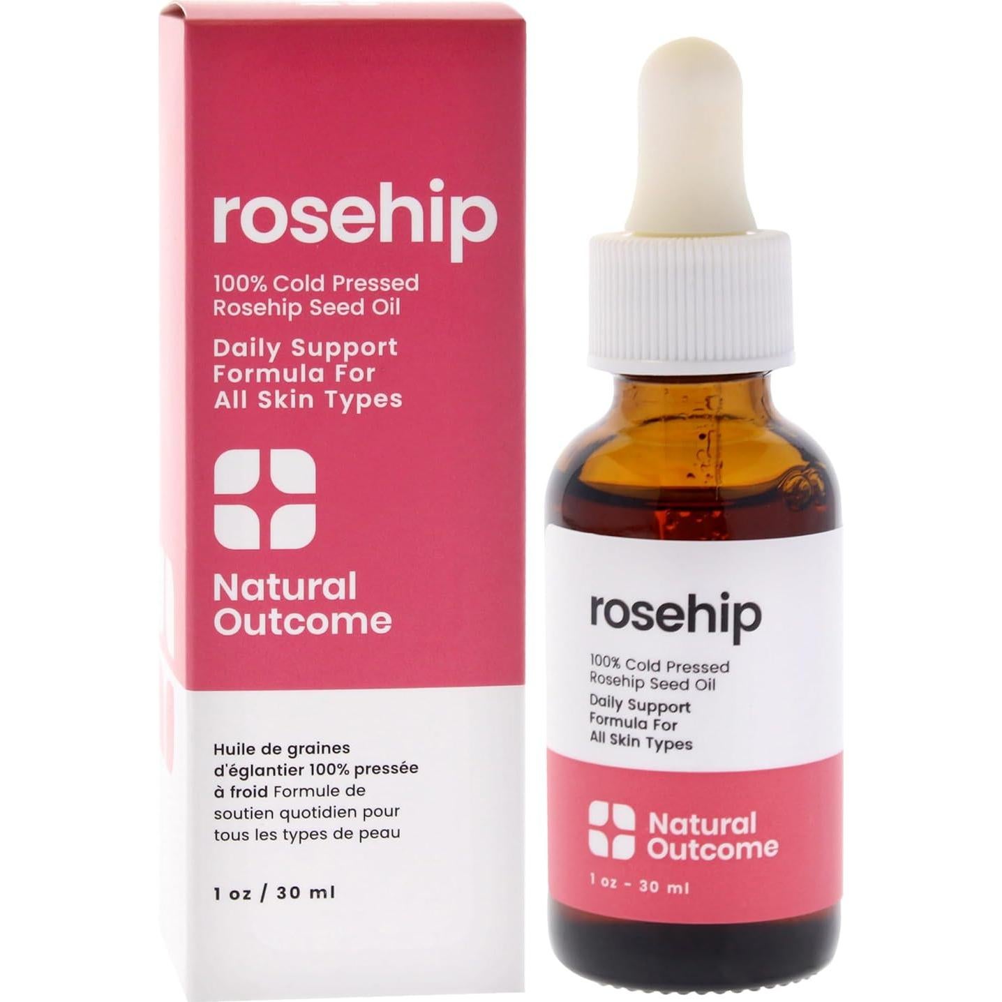 Aceite de Rosa Mosqueta 100% Puro Resultado Natural 29.57 ml