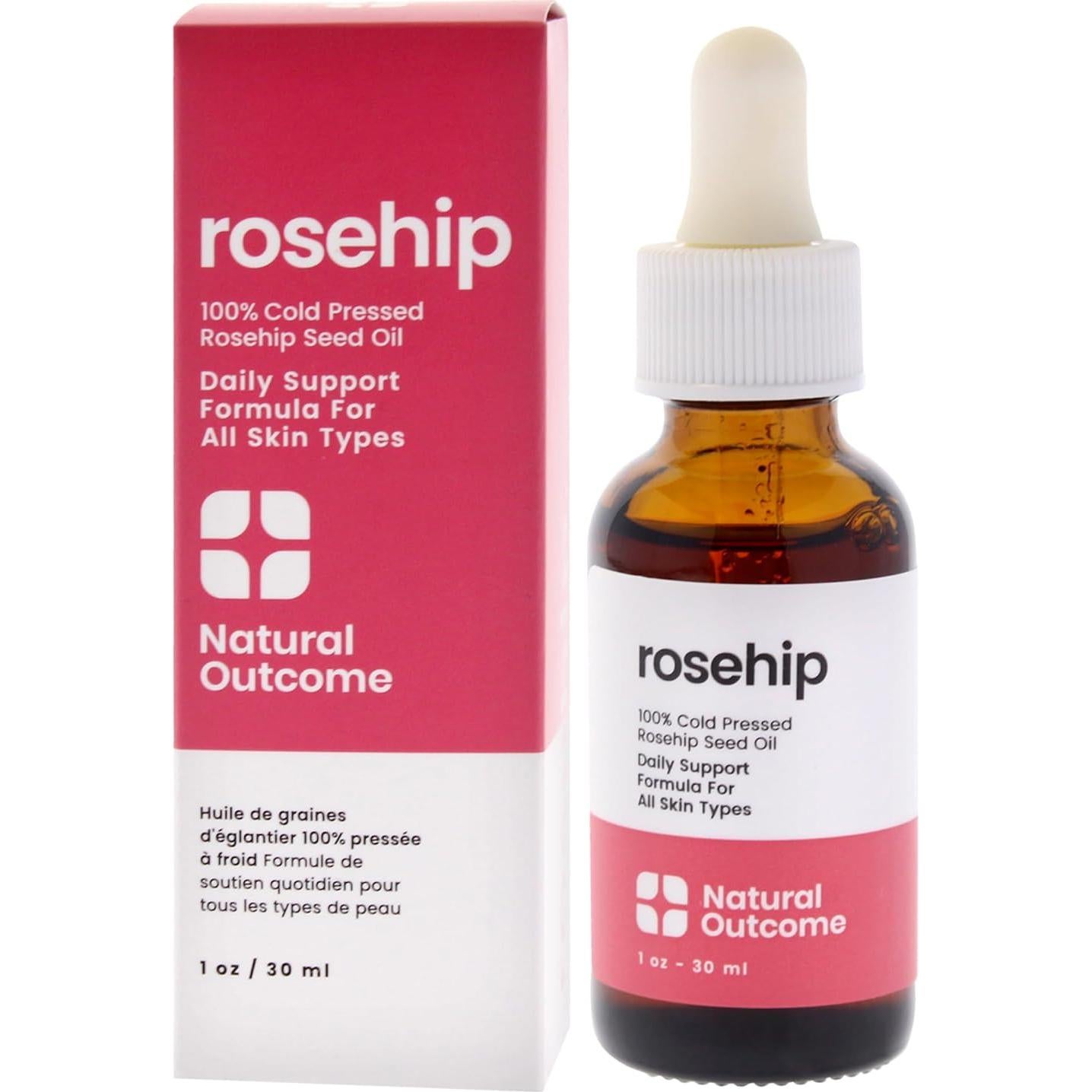 Aceite de Rosa Mosqueta 100% Puro Resultado Natural 29.57 ml